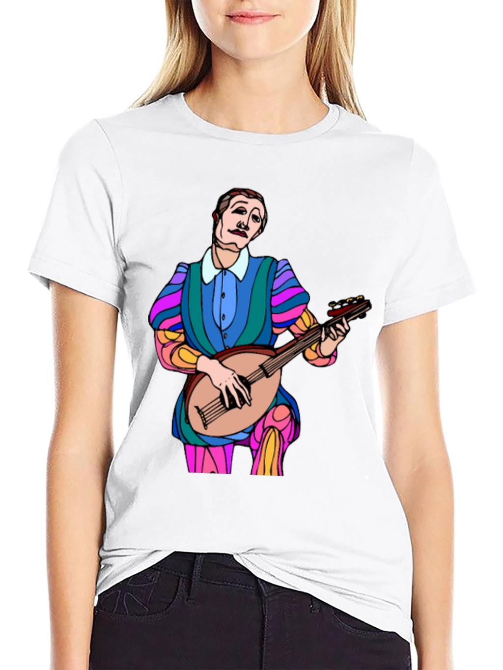 Renaissance Musician Graphic Tee