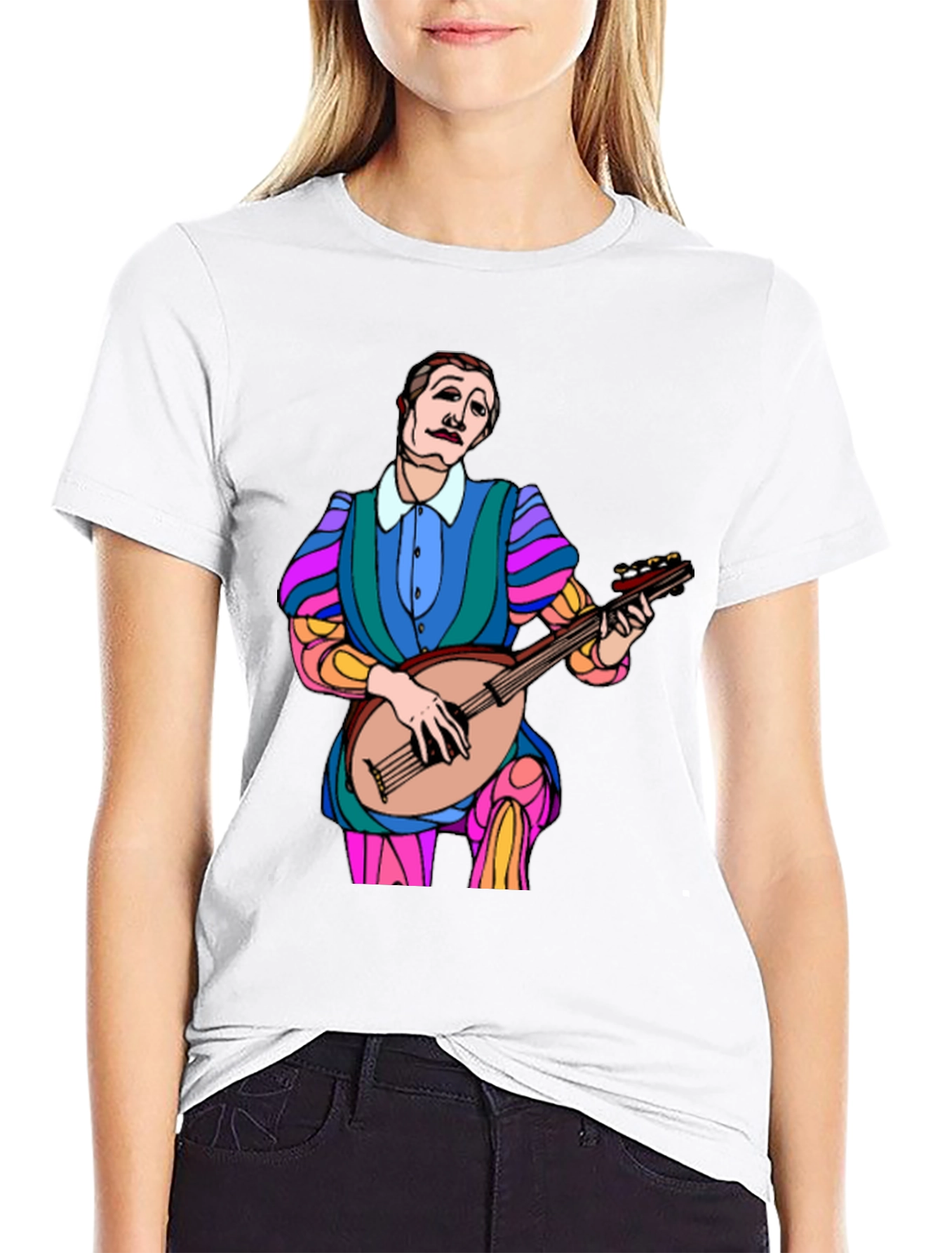 Renaissance Musician Graphic Tee