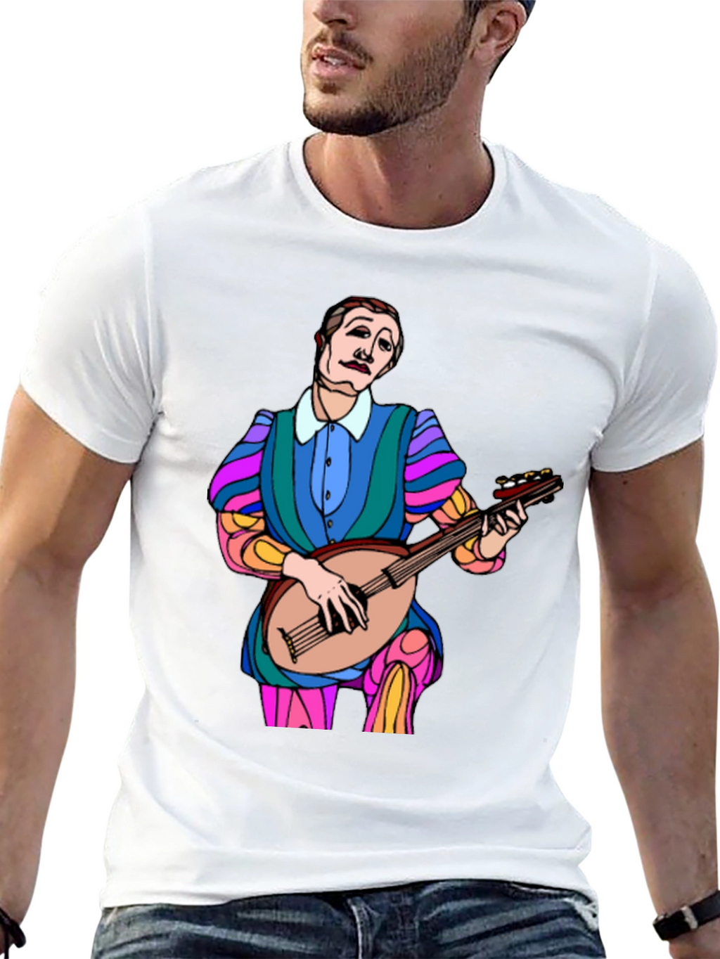 Renaissance Musician Graphic Tee