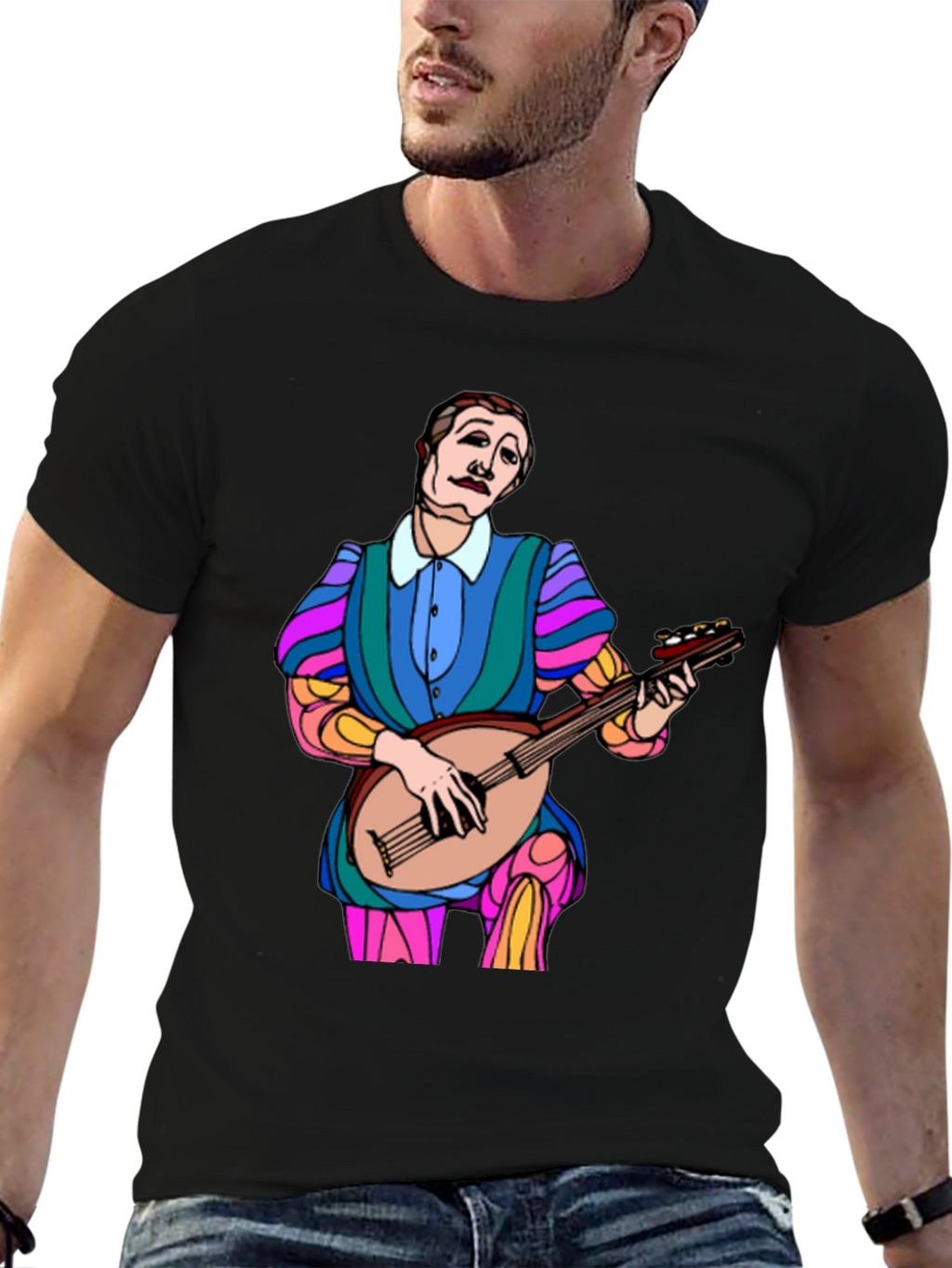 Renaissance Musician Graphic Tee