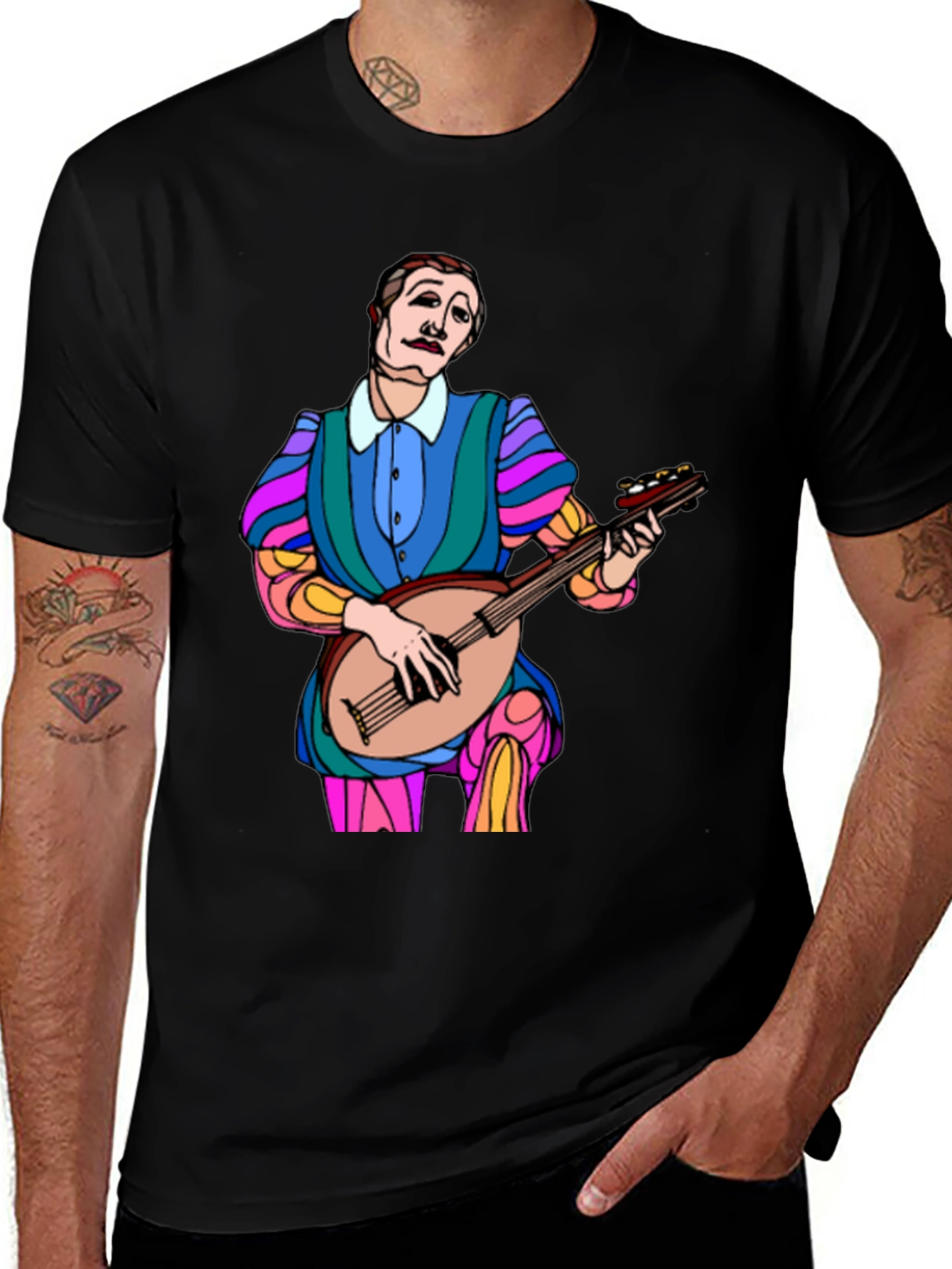 Renaissance Musician Graphic Tee