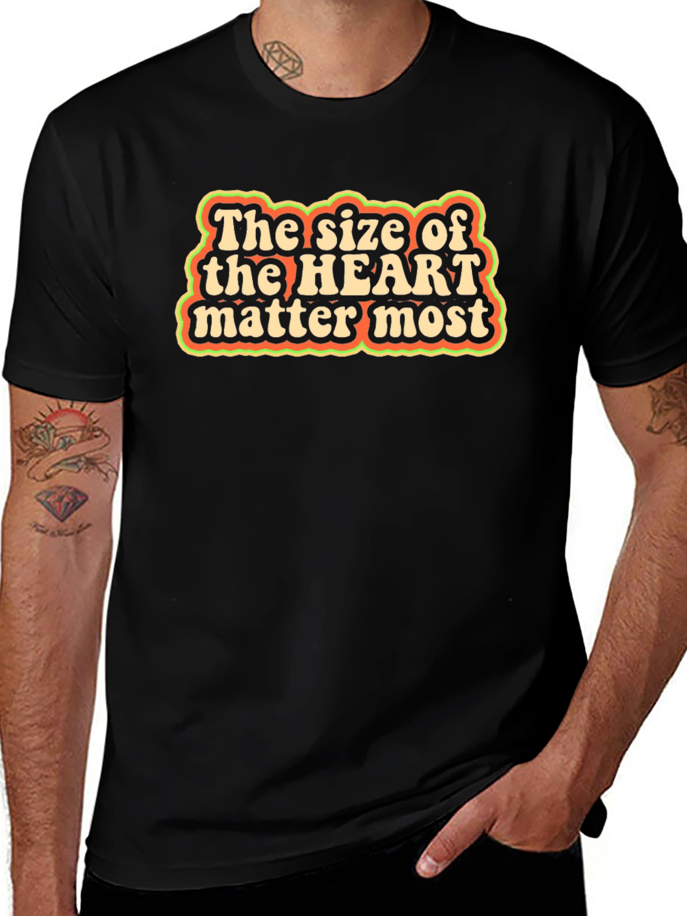 Heart Matters Graphic Tee - Retro Style