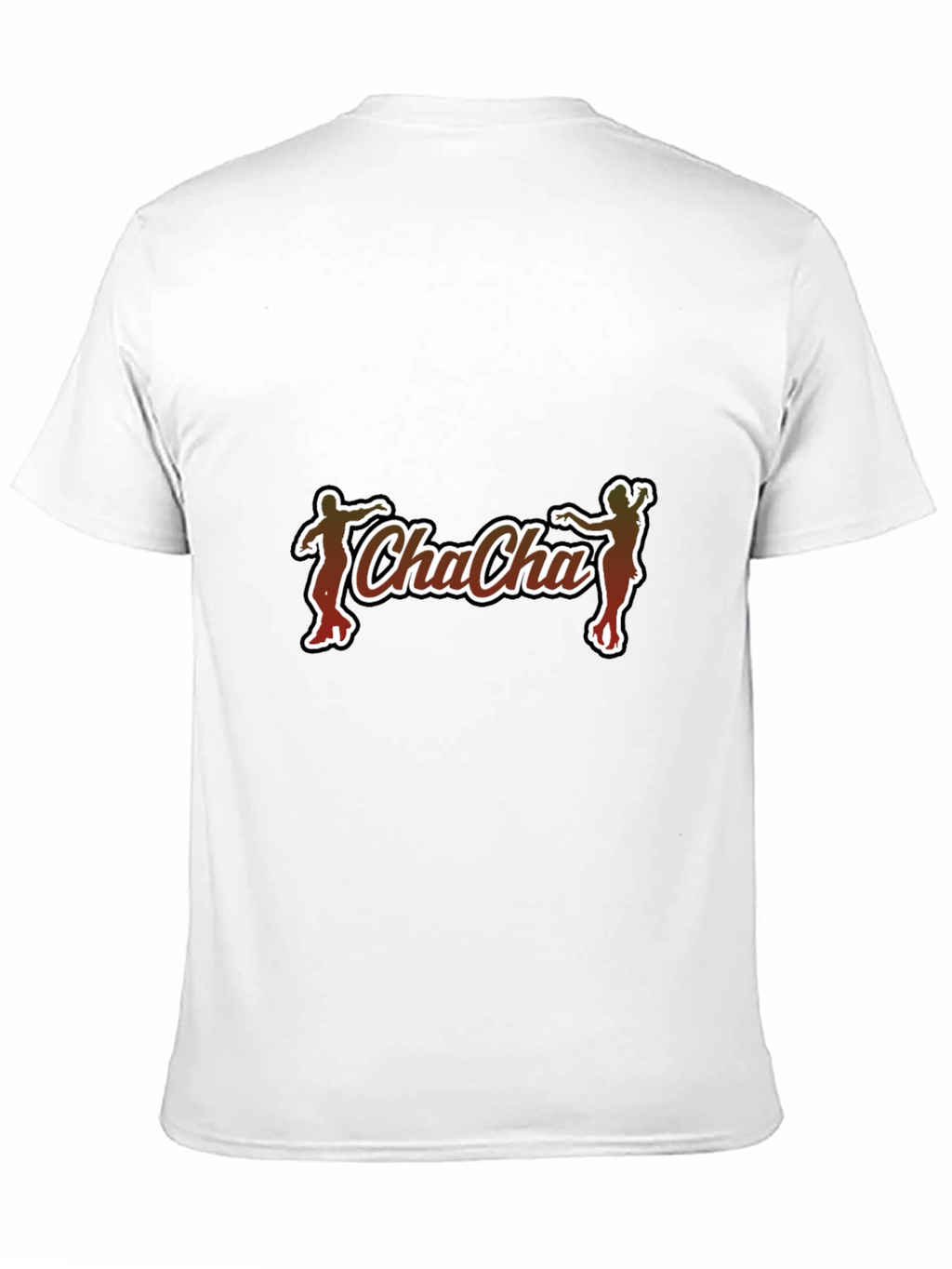 Cha-Cha Graphic Tee - Black Cotton Casual T-Shirt