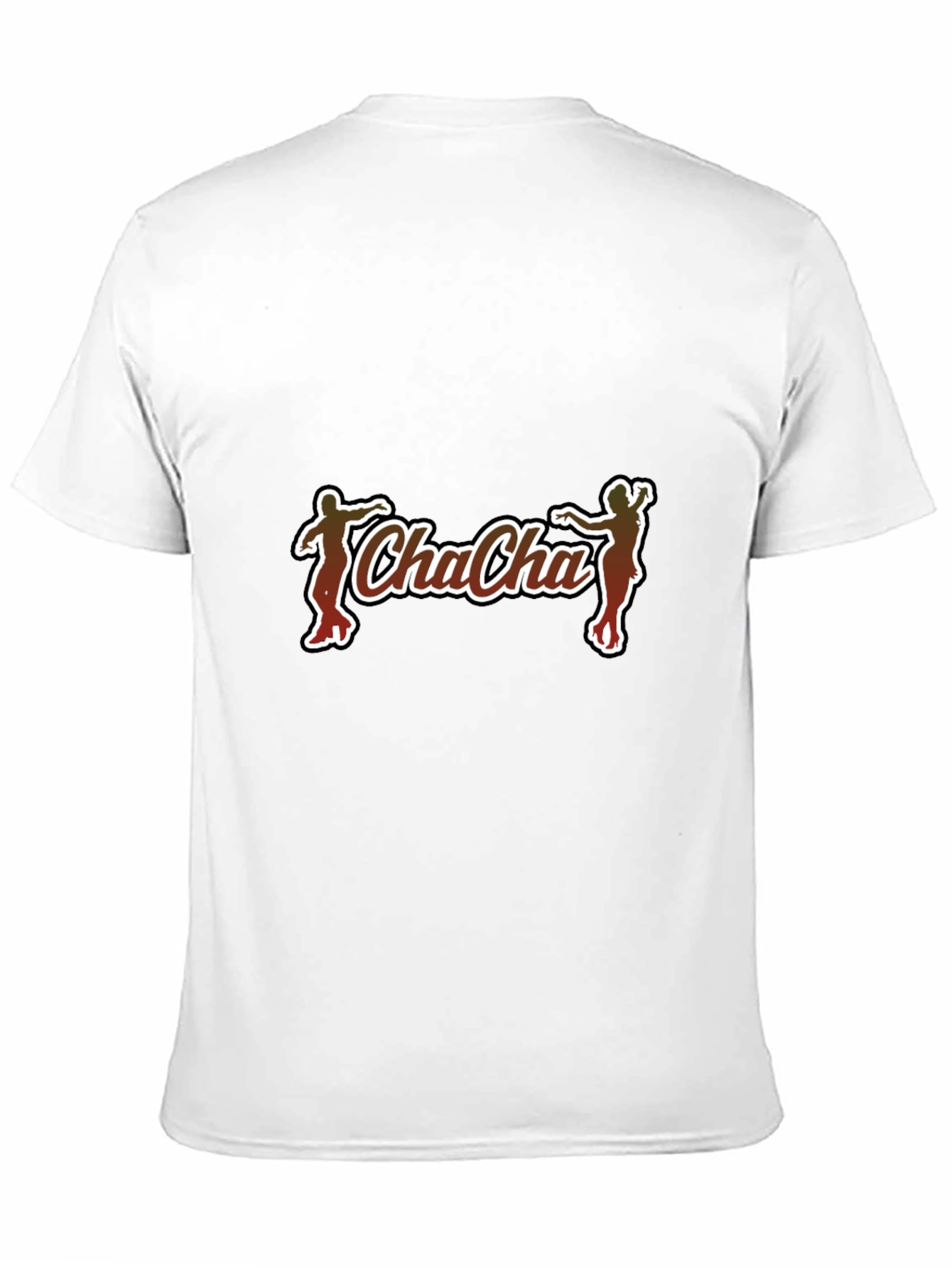 Cha-Cha Graphic Tee - Black Cotton Casual T-Shirt