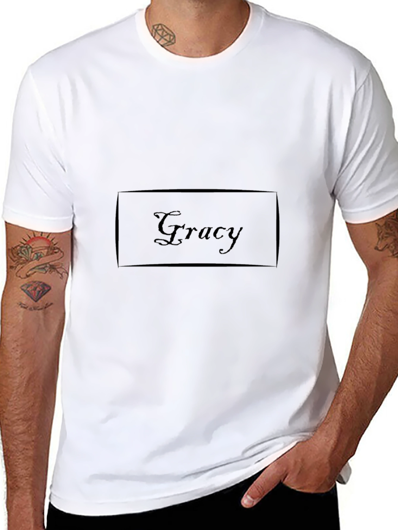 Gracy Stylish Black T-Shirt