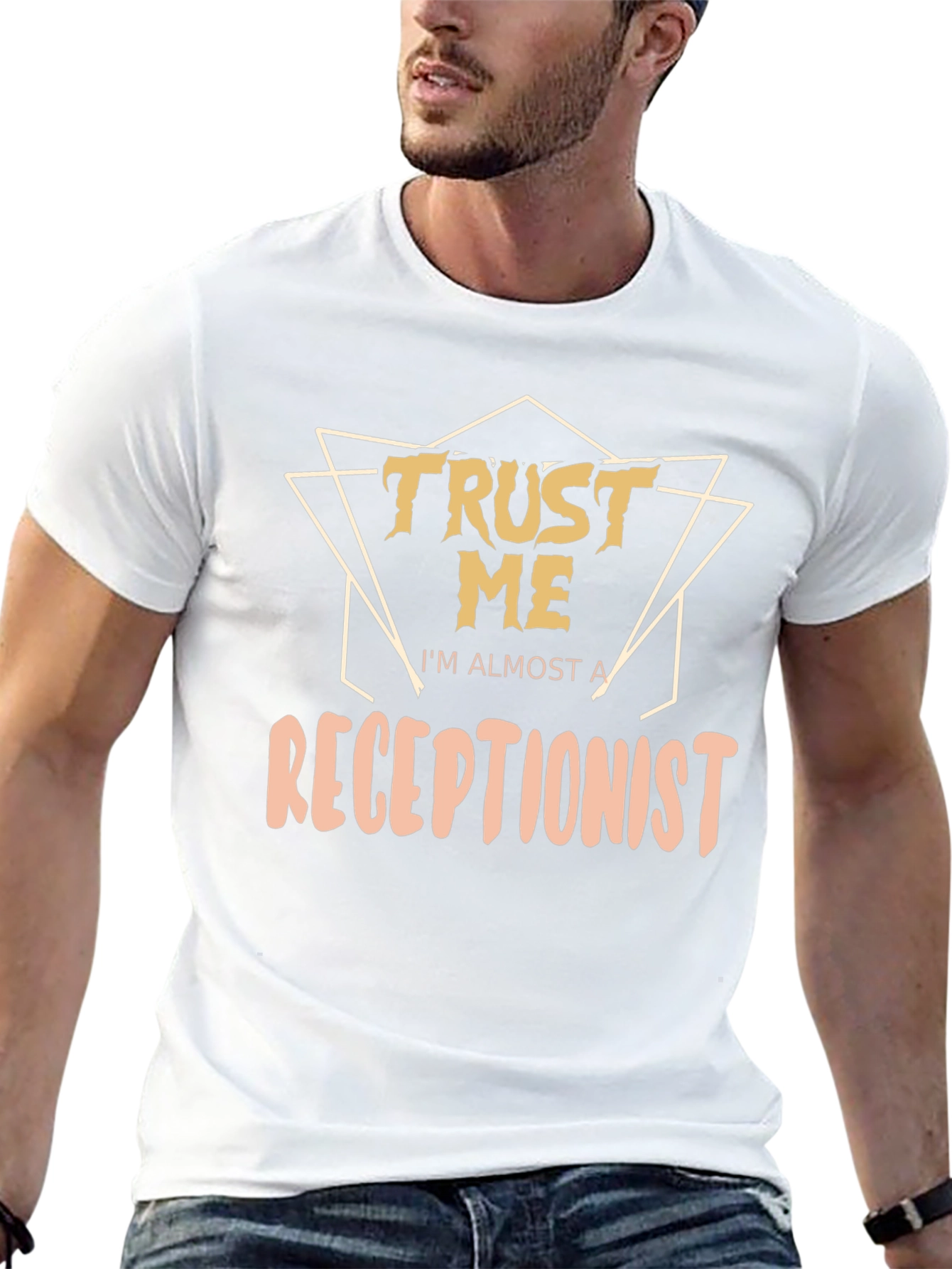 Trust Me Im Almost A Receptionist Graphic T-Shirt
