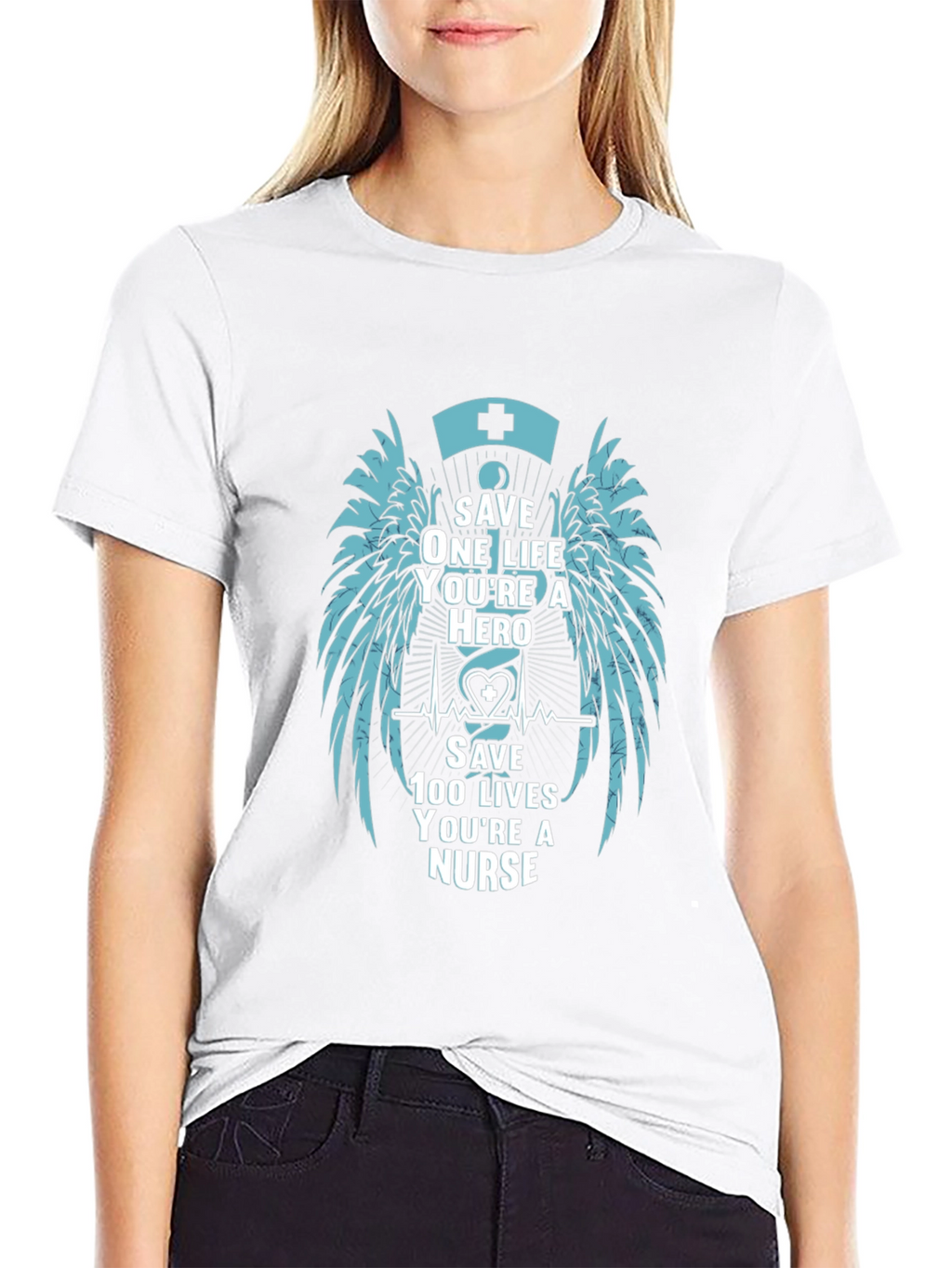 Nurse Hero Graphic T-Shirt