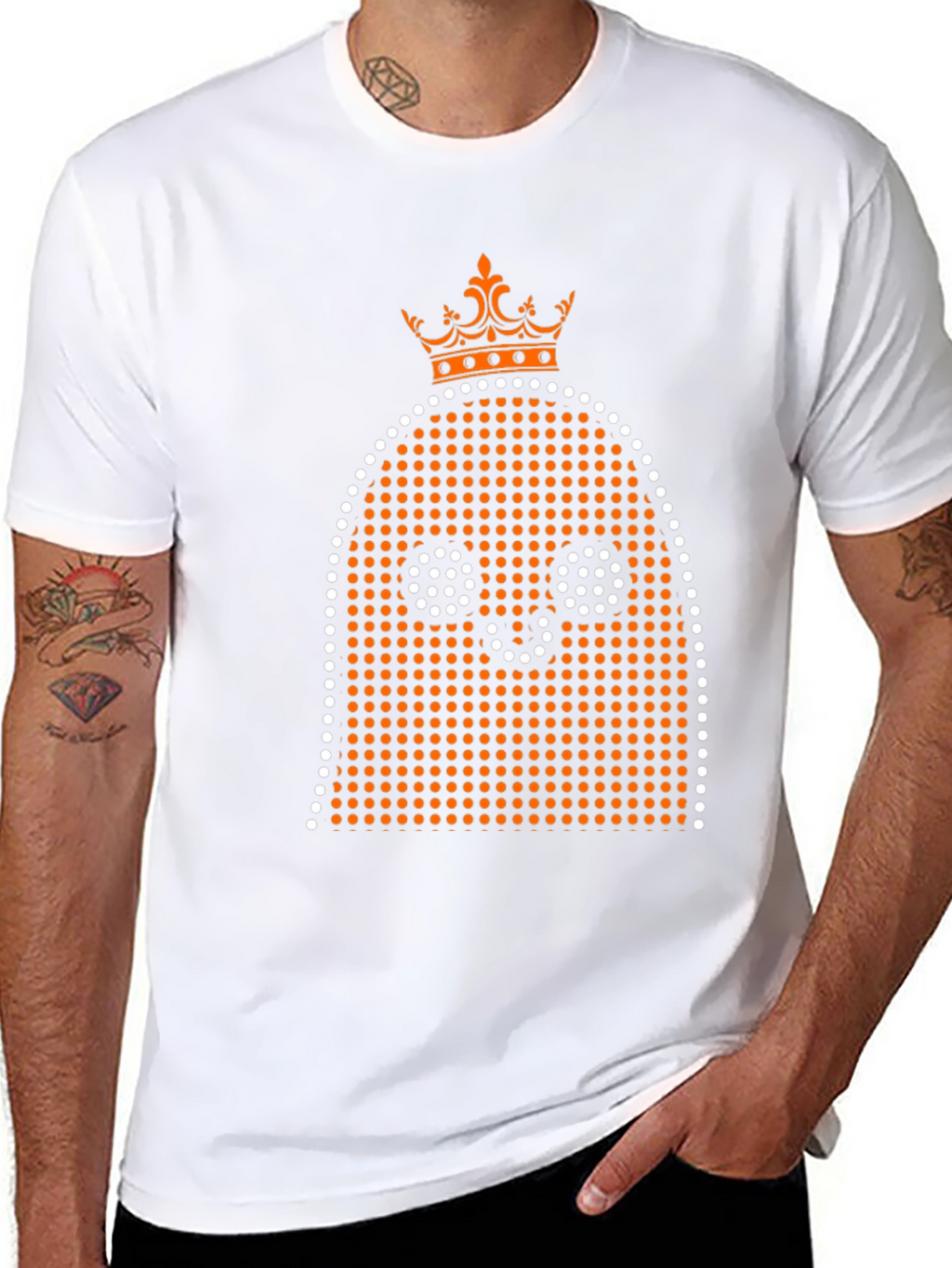 Spooky King Ghost T-Shirt - Halloween Costume Tee