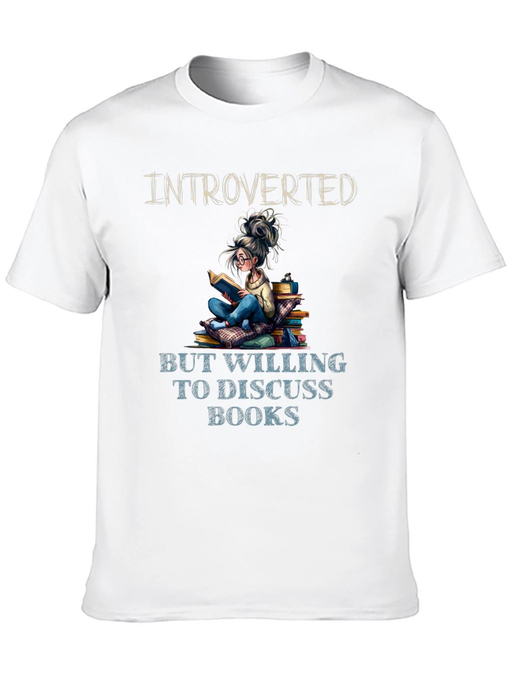 Introverted Book Lover T-Shirt