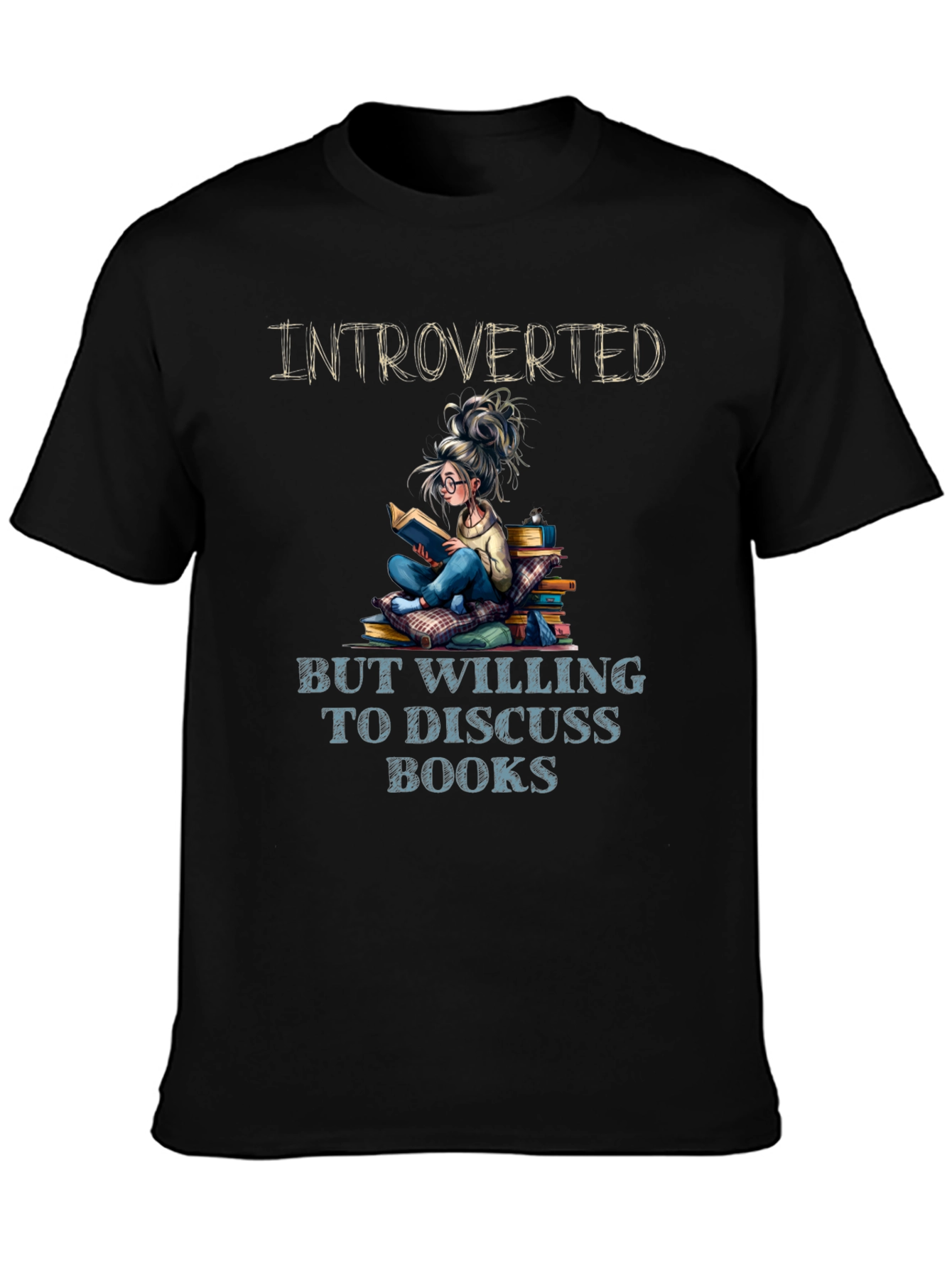 Introverted Book Lover T-Shirt