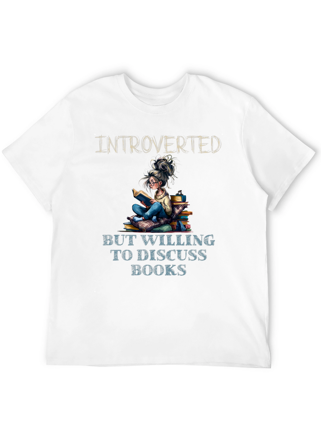 Introverted Book Lover T-Shirt