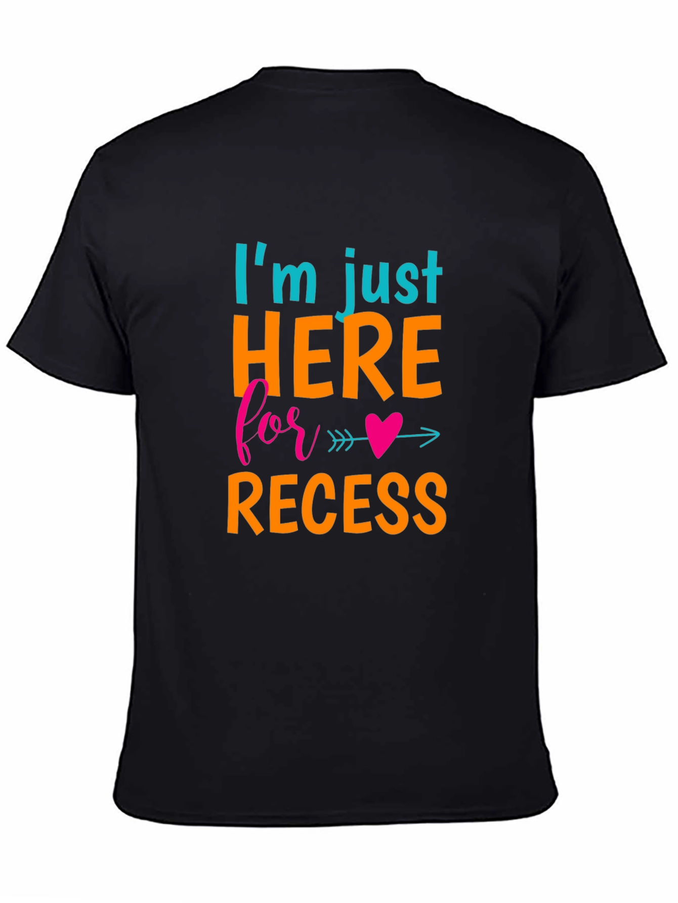 Recess Ready: Graphic Print Crew Neck Tee