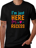 Recess Ready: Graphic Print Crew Neck Tee