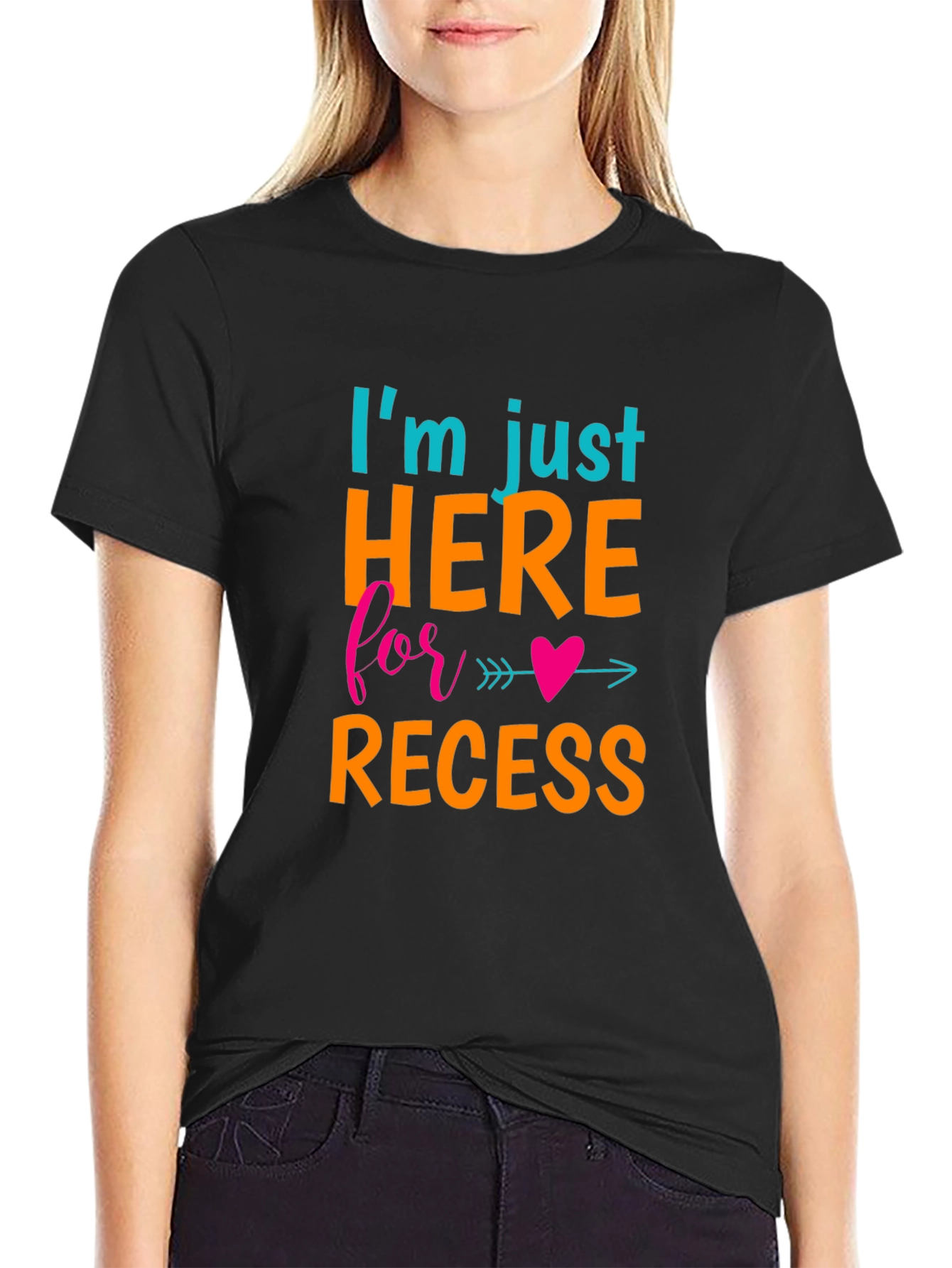 Recess Ready: Graphic Print Crew Neck Tee