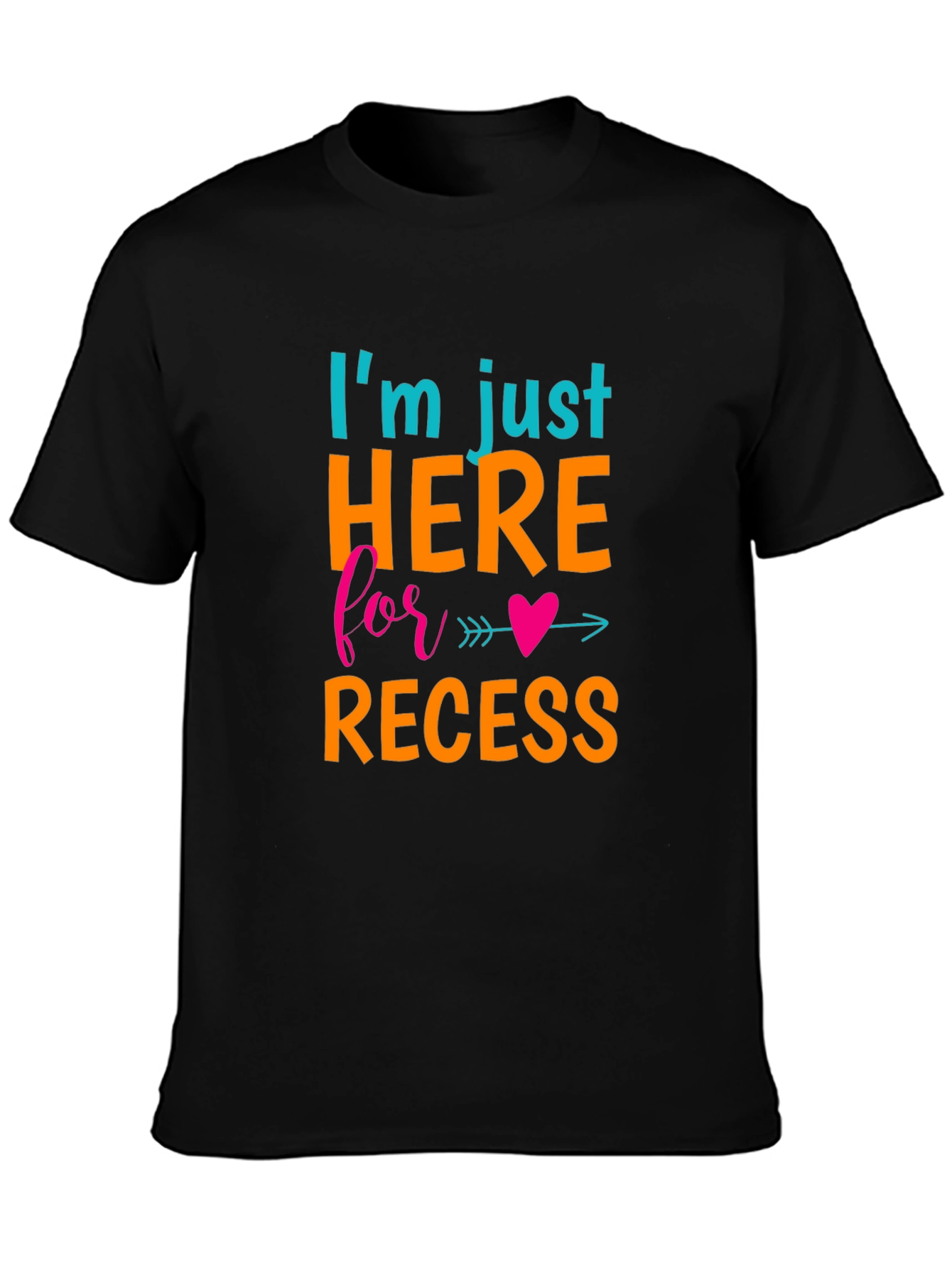 Recess Ready: Graphic Print Crew Neck Tee