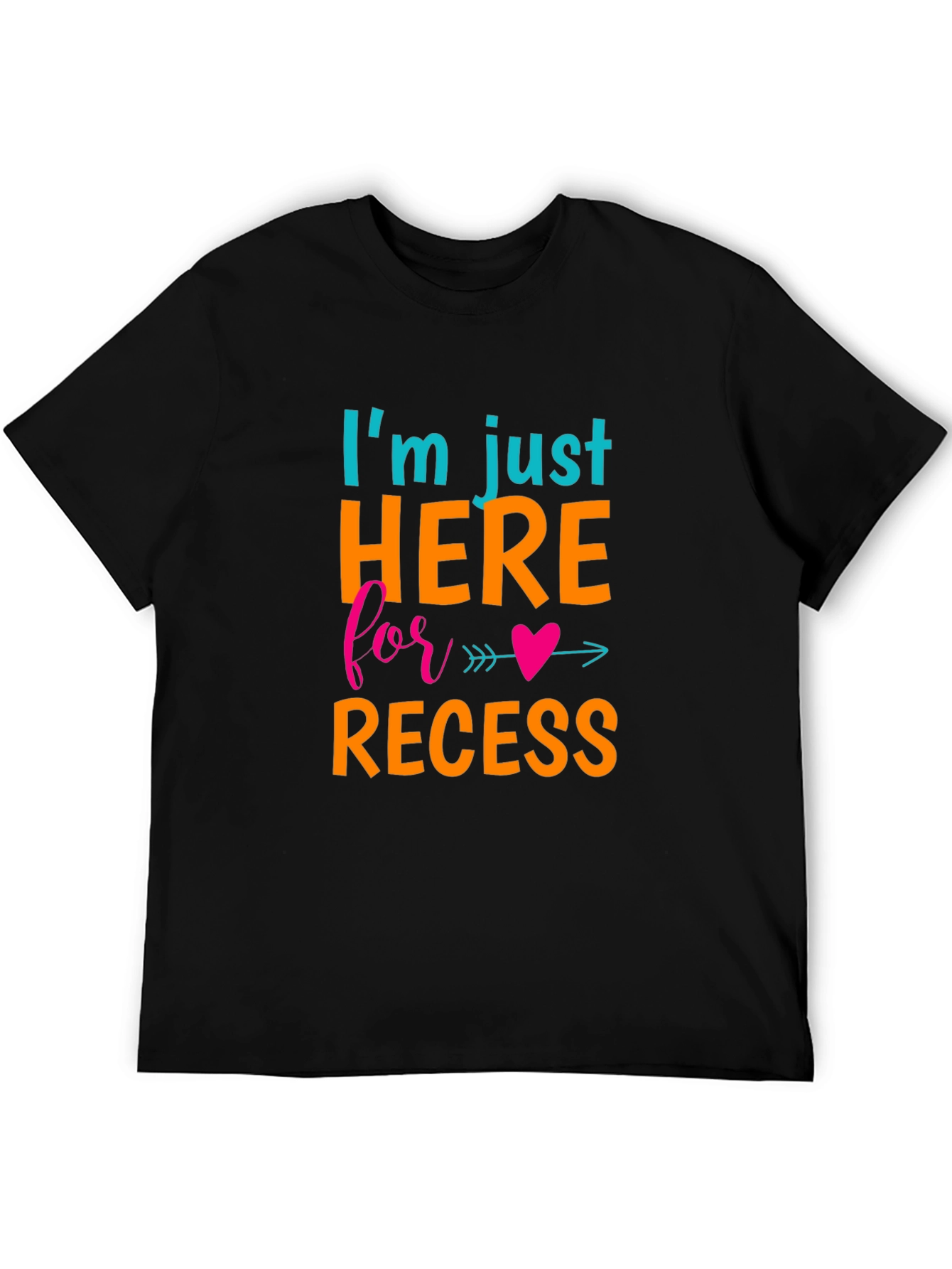 Recess Ready: Graphic Print Crew Neck Tee