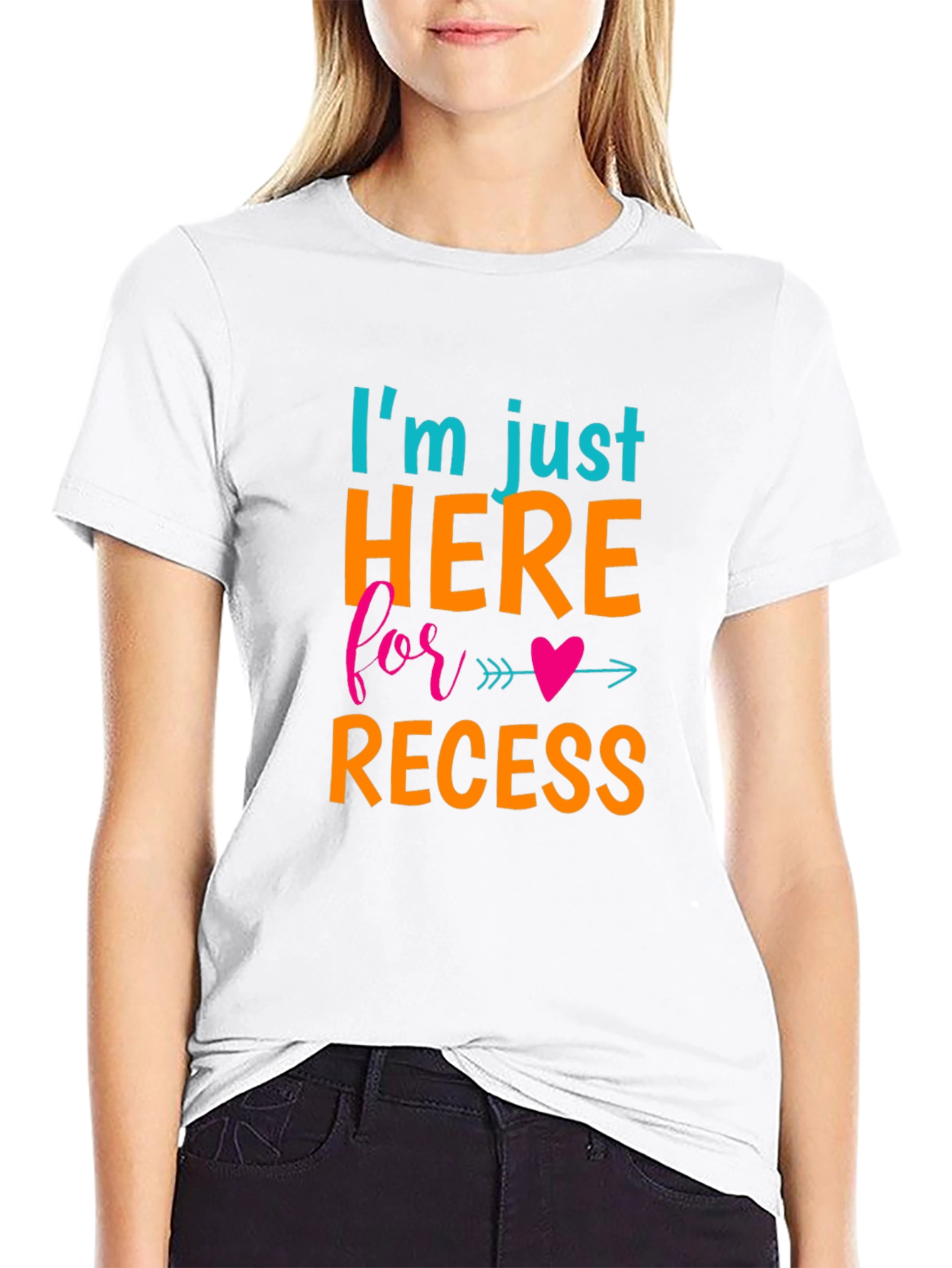 Recess Ready: Graphic Print Crew Neck Tee