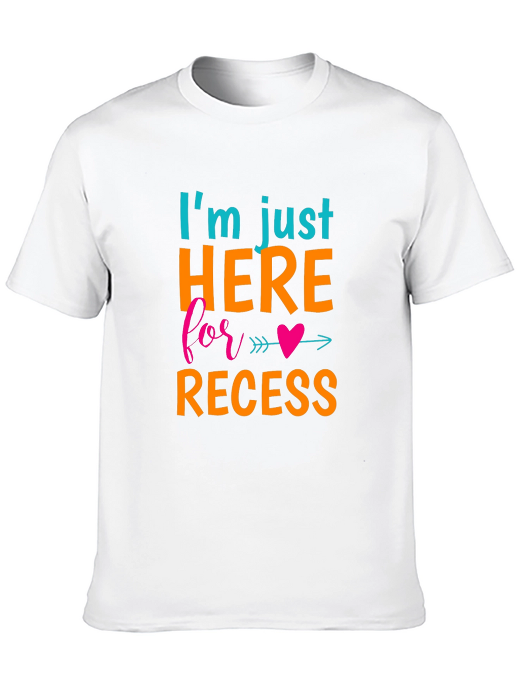 Recess Ready: Graphic Print Crew Neck Tee