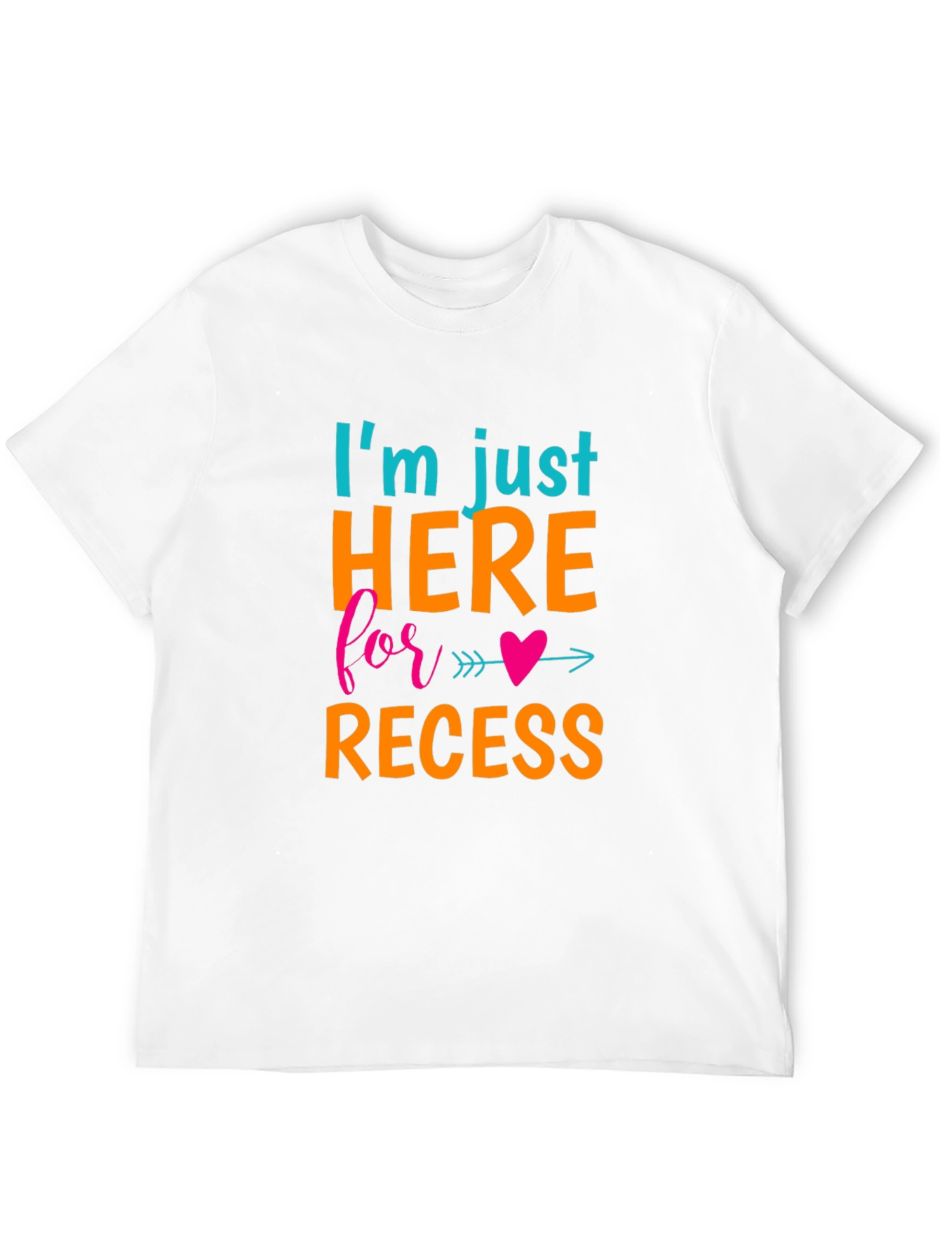 Recess Ready: Graphic Print Crew Neck Tee