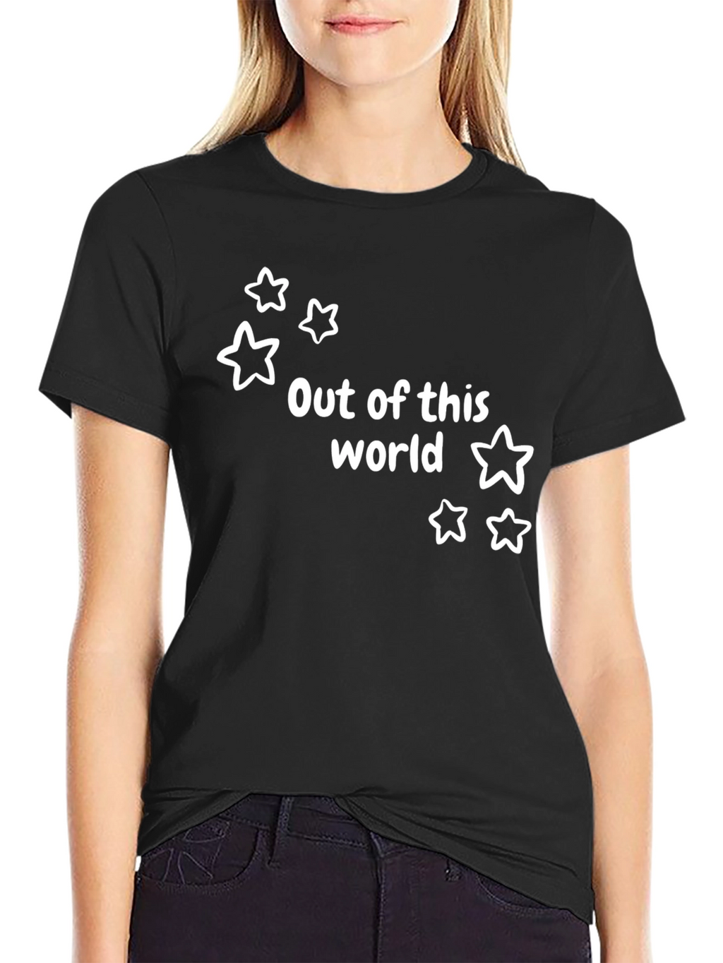 Out of This World Graphic Tee - Black