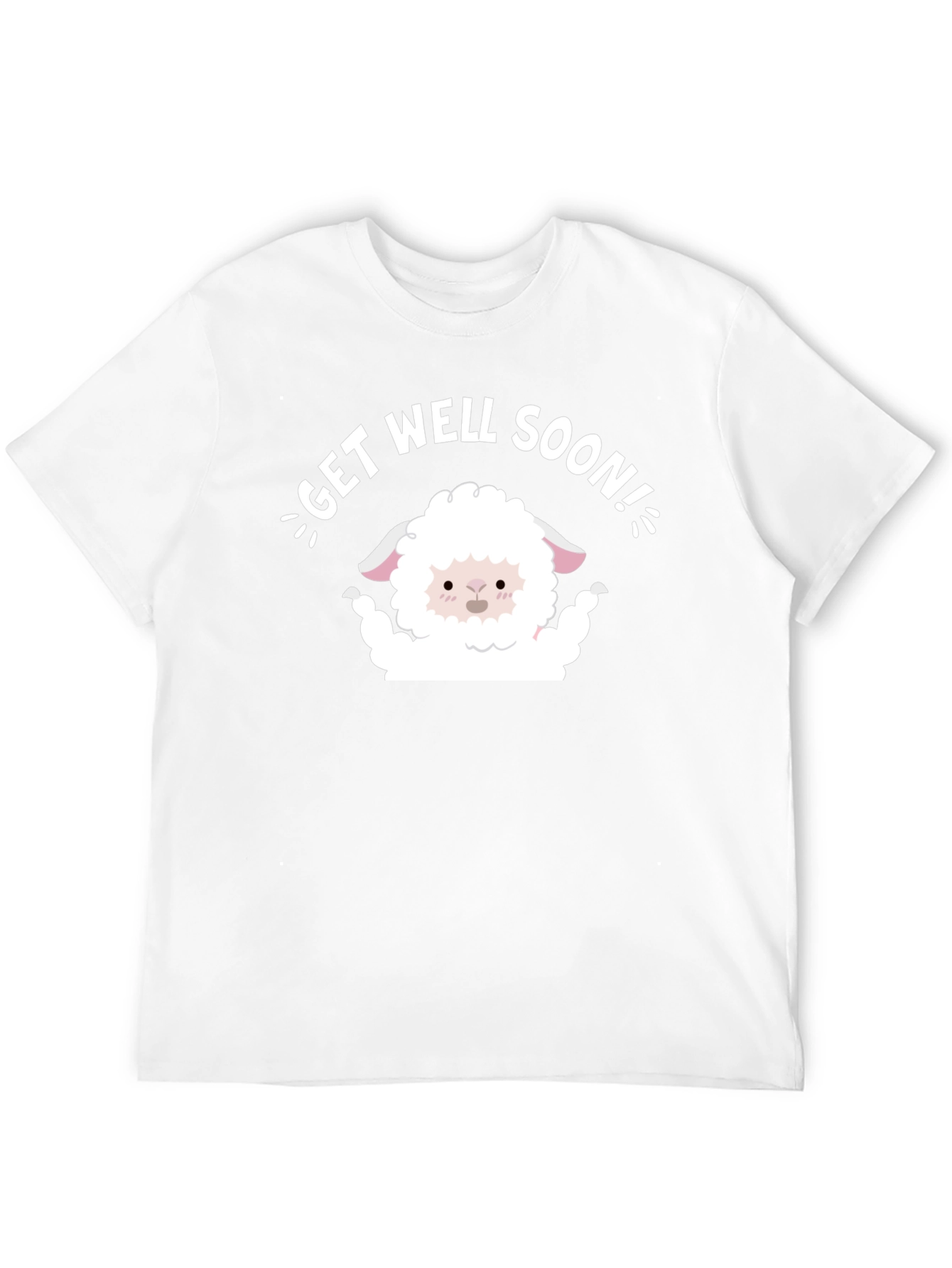 Get Well Soon Sheep T-Shirt - Cute Comfort