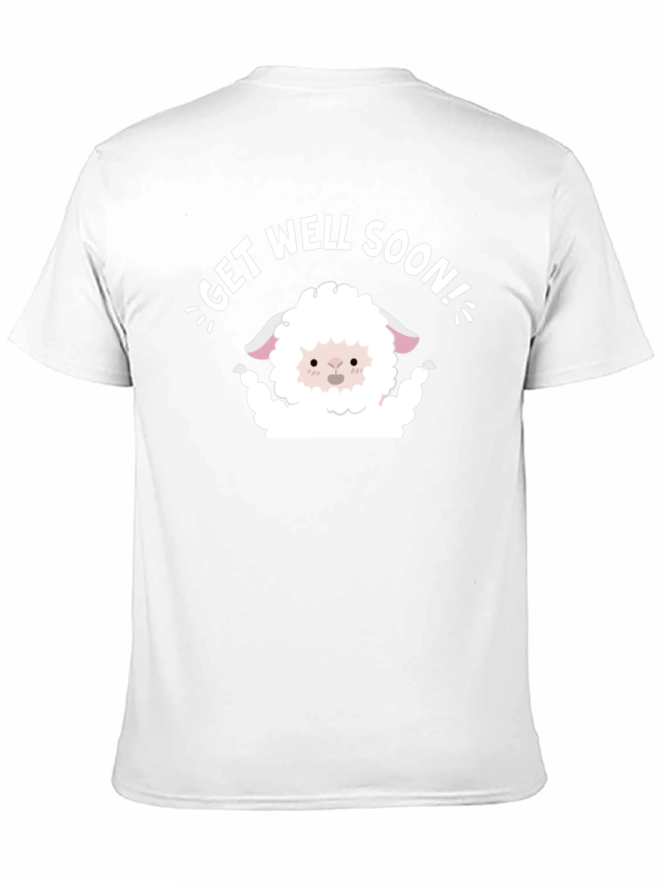 Get Well Soon Sheep T-Shirt - Cute Comfort