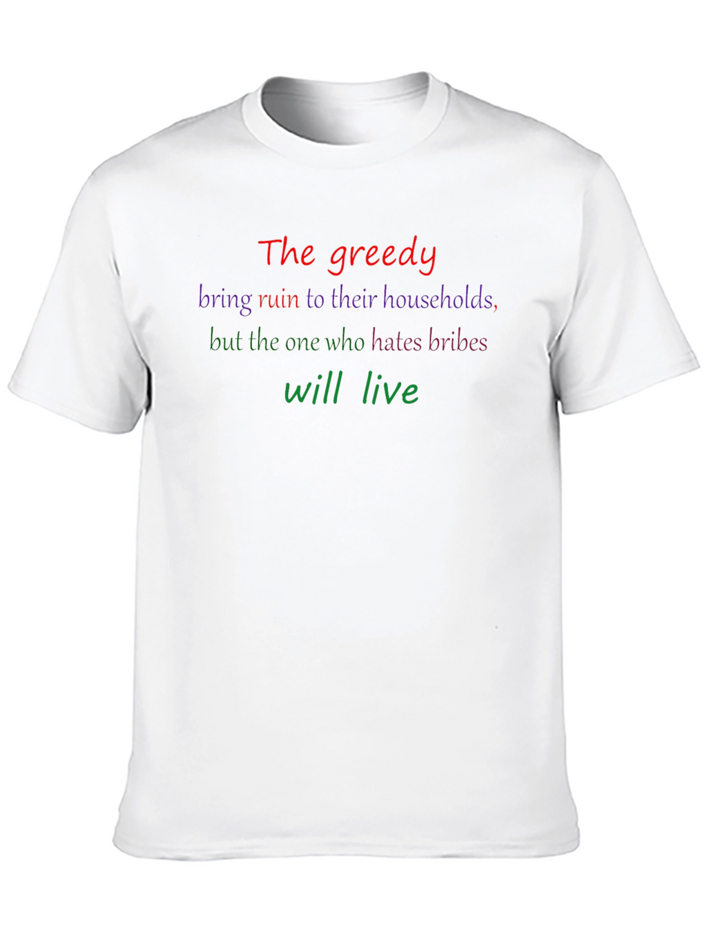 The Greedy Anti-Corruption T-Shirt
