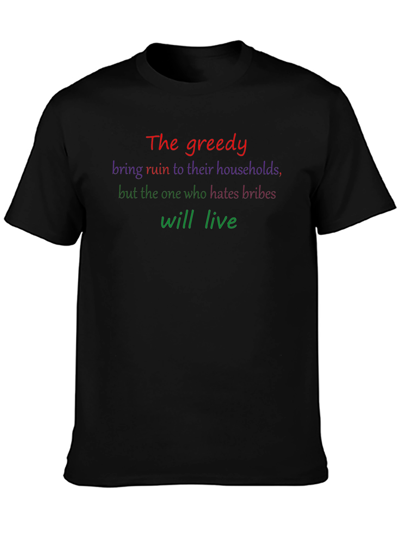 The Greedy Anti-Corruption T-Shirt