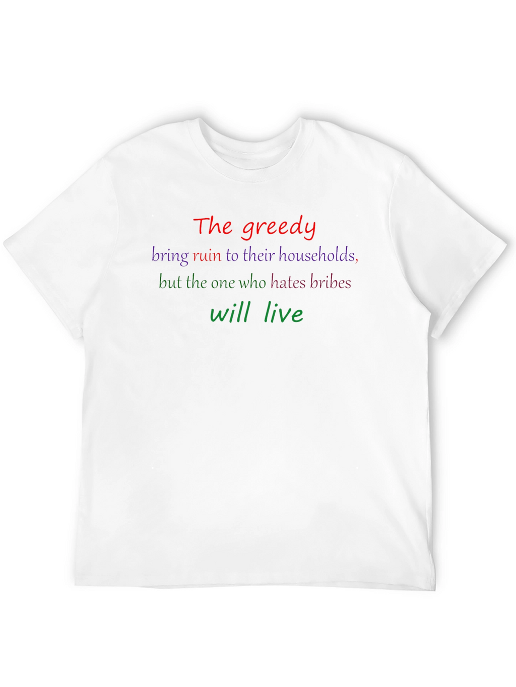 The Greedy Anti-Corruption T-Shirt