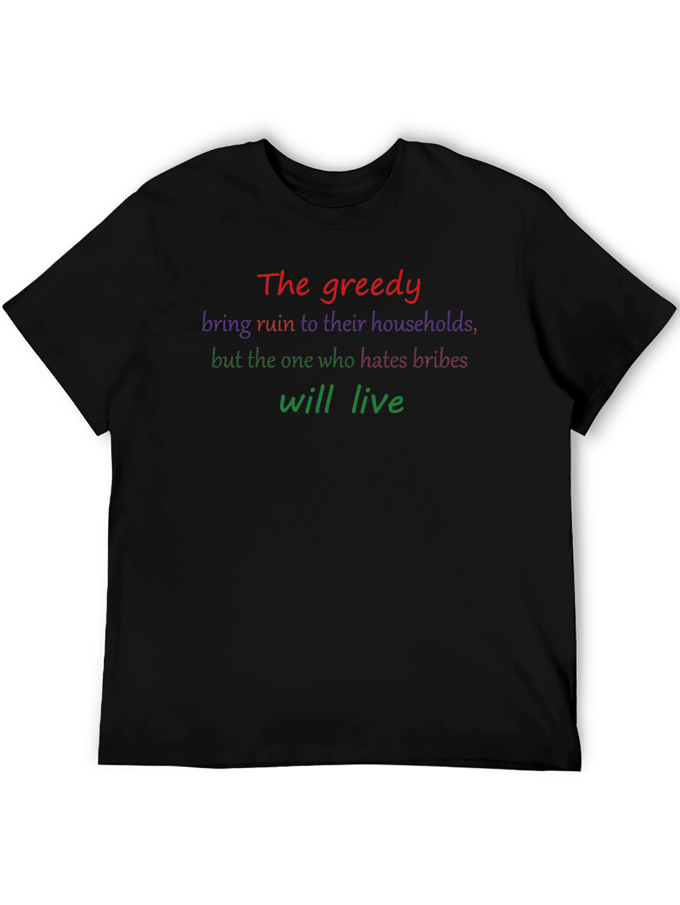 The Greedy Anti-Corruption T-Shirt