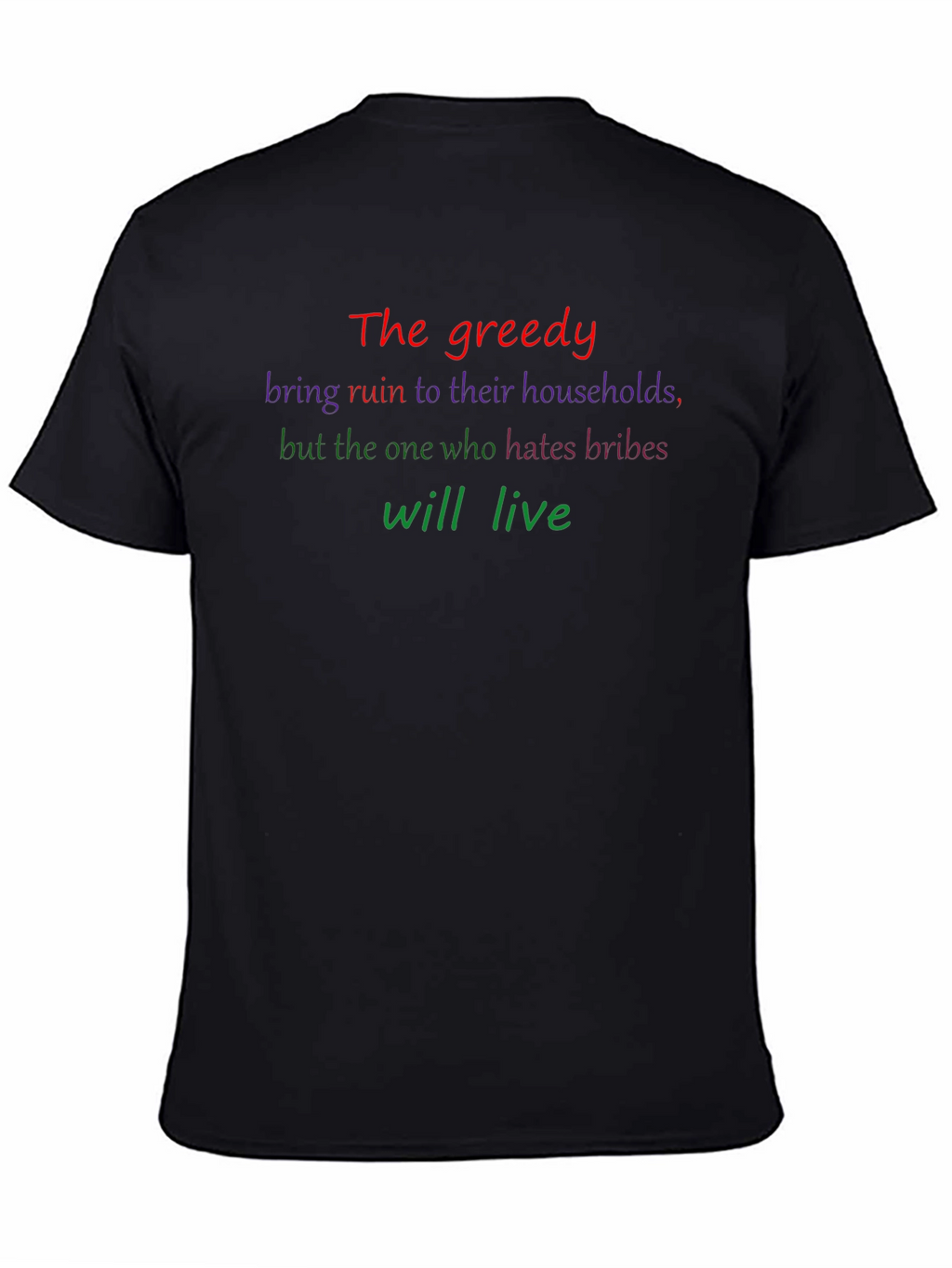 The Greedy Anti-Corruption T-Shirt