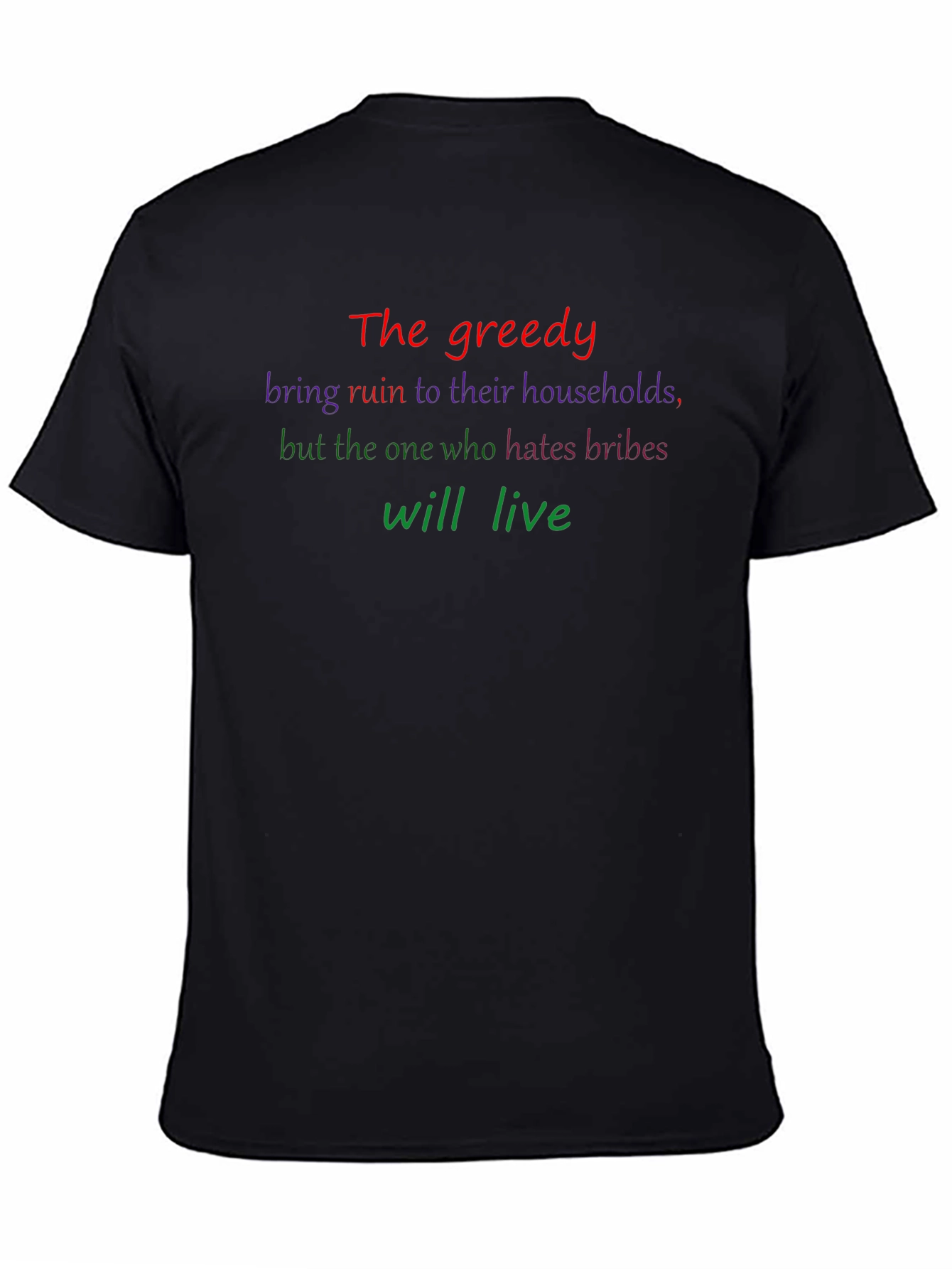 The Greedy Anti-Corruption T-Shirt