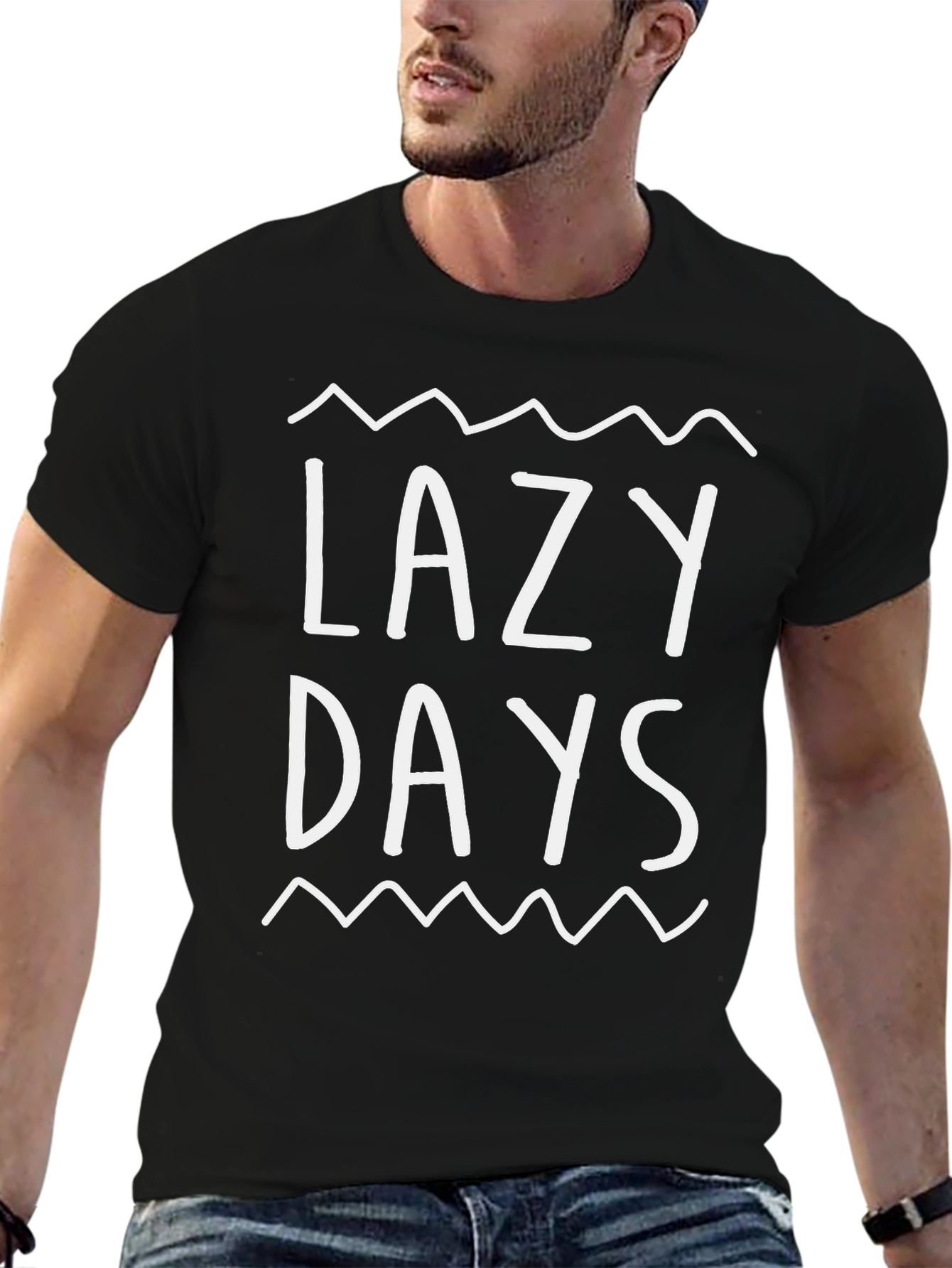 Lazy Days Graphic Tee - Relaxed Comfort
