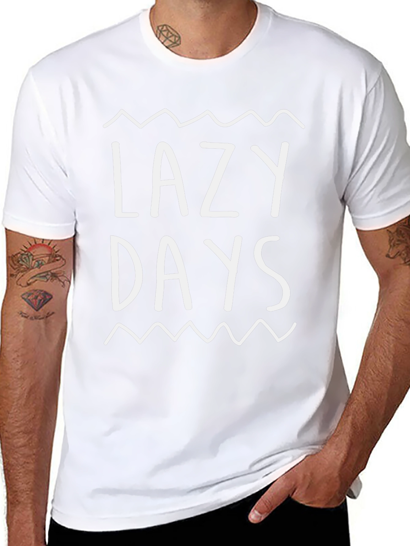 Lazy Days Graphic Tee - Relaxed Comfort