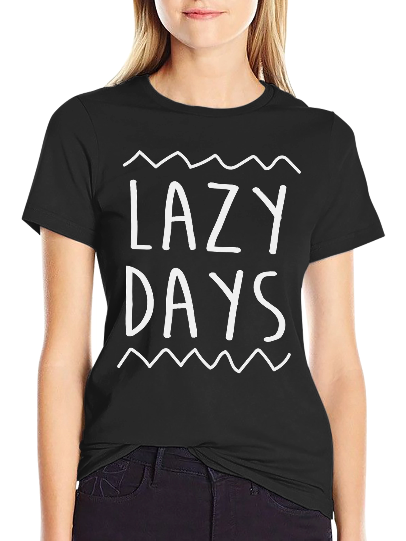 Lazy Days Graphic Tee - Relaxed Comfort