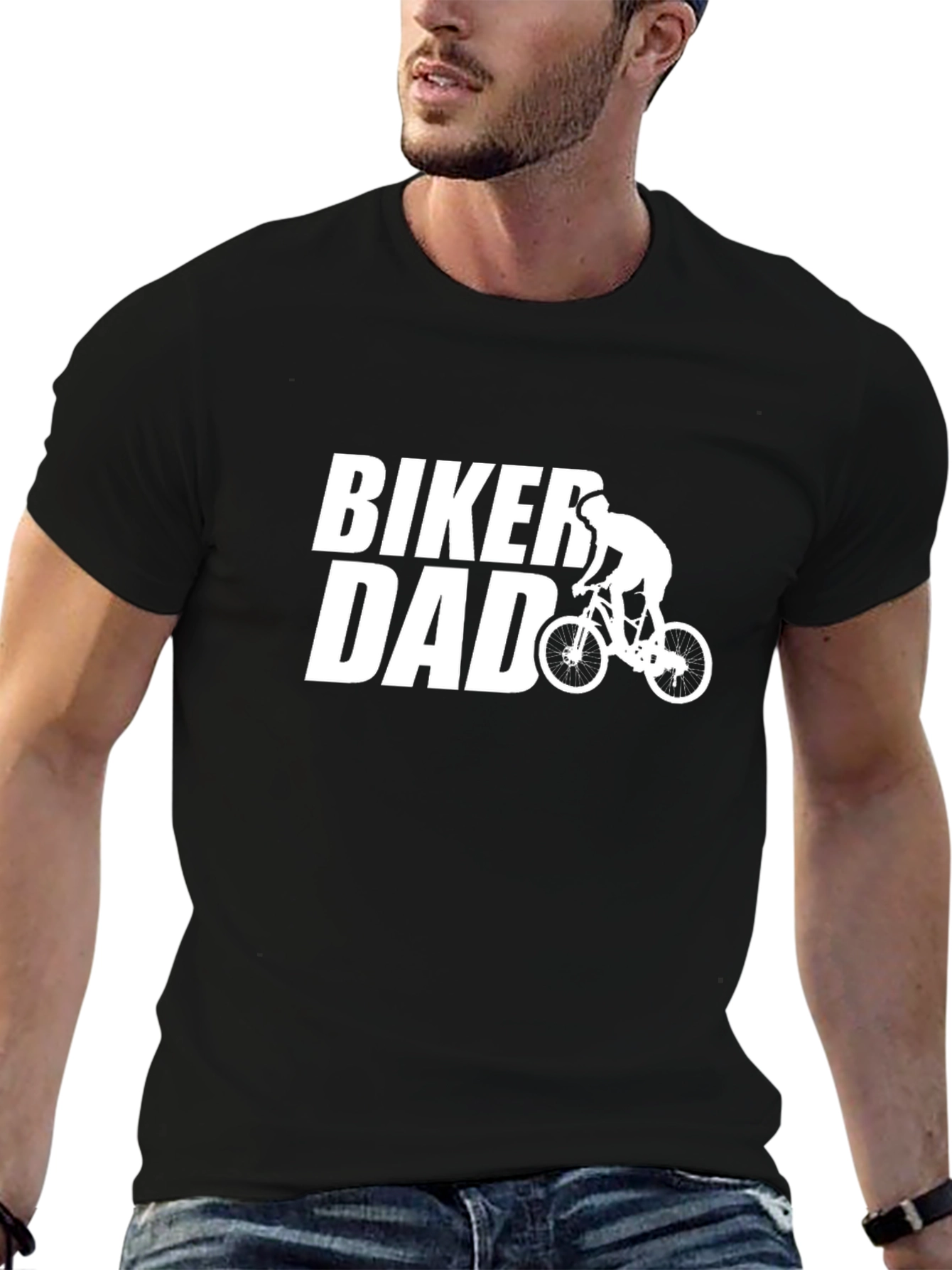 Biker Dad T-Shirt - Cycling Enthusiast Gift