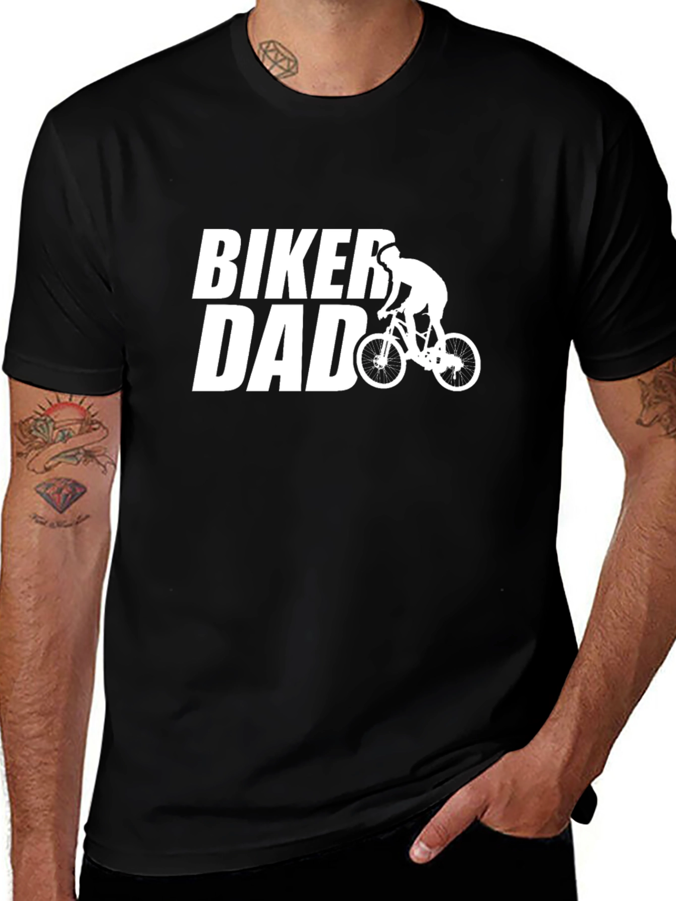 Biker Dad T-Shirt - Cycling Enthusiast Gift