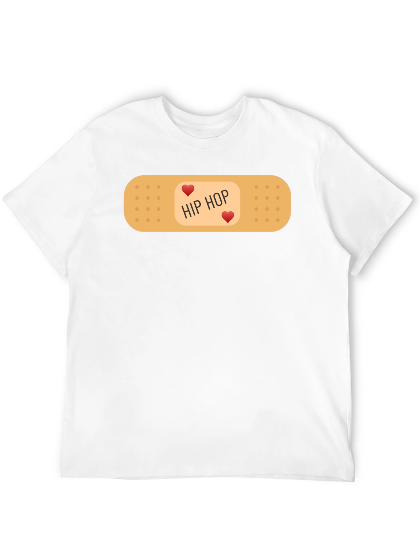 Hip Hop Love Bandage Graphic T-Shirt