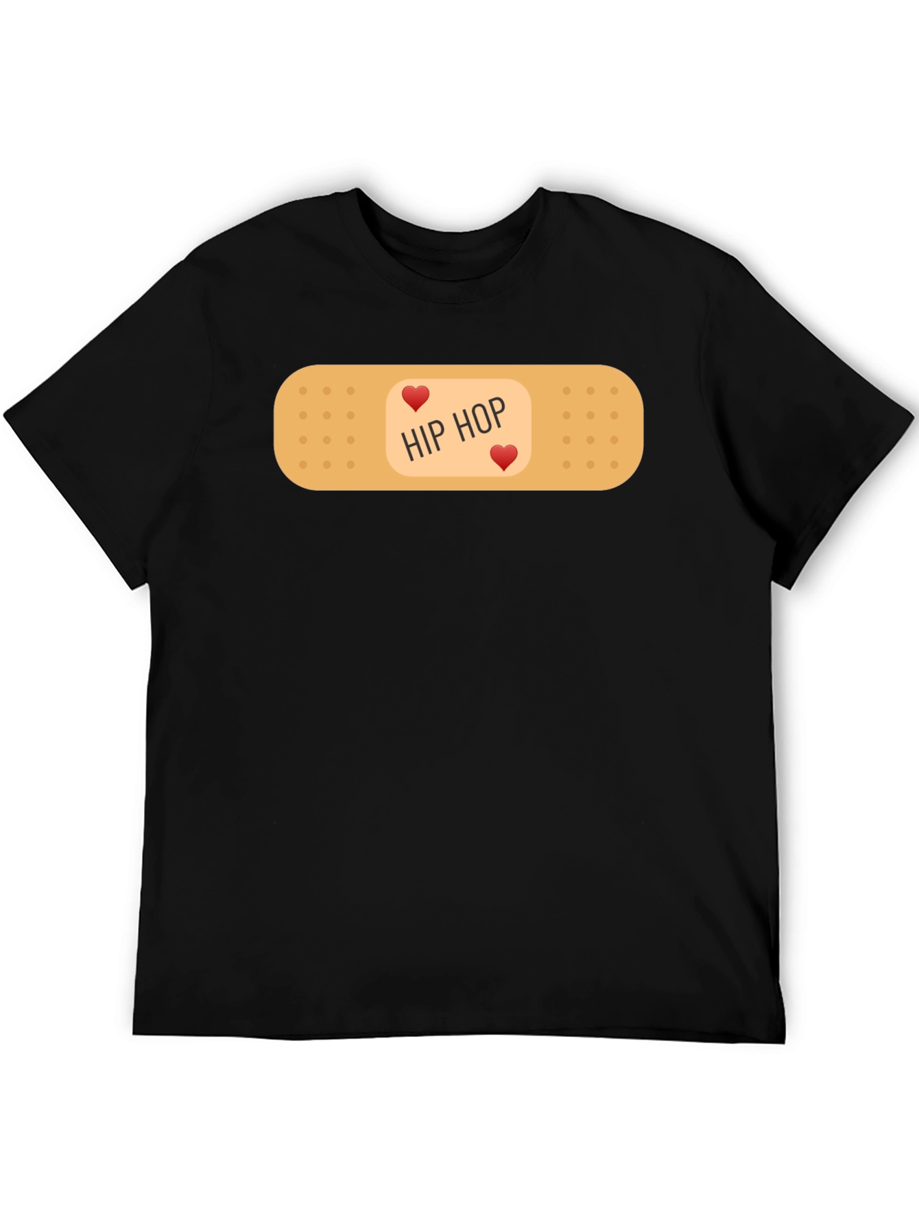 Hip Hop Love Bandage Graphic T-Shirt