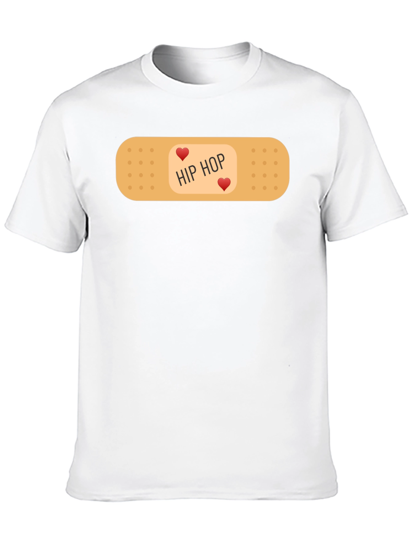 Hip Hop Love Bandage Graphic T-Shirt