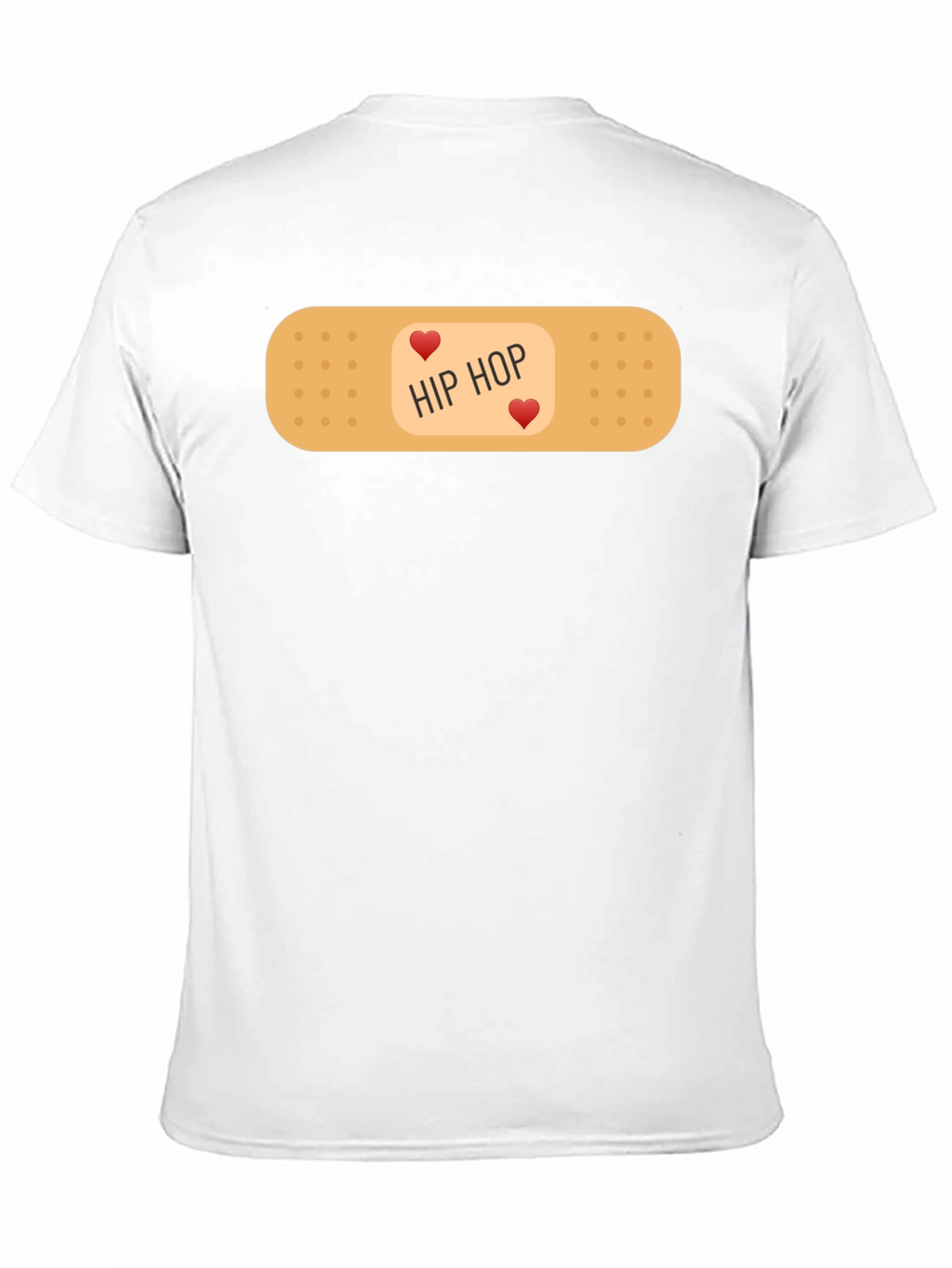 Hip Hop Love Bandage Graphic T-Shirt