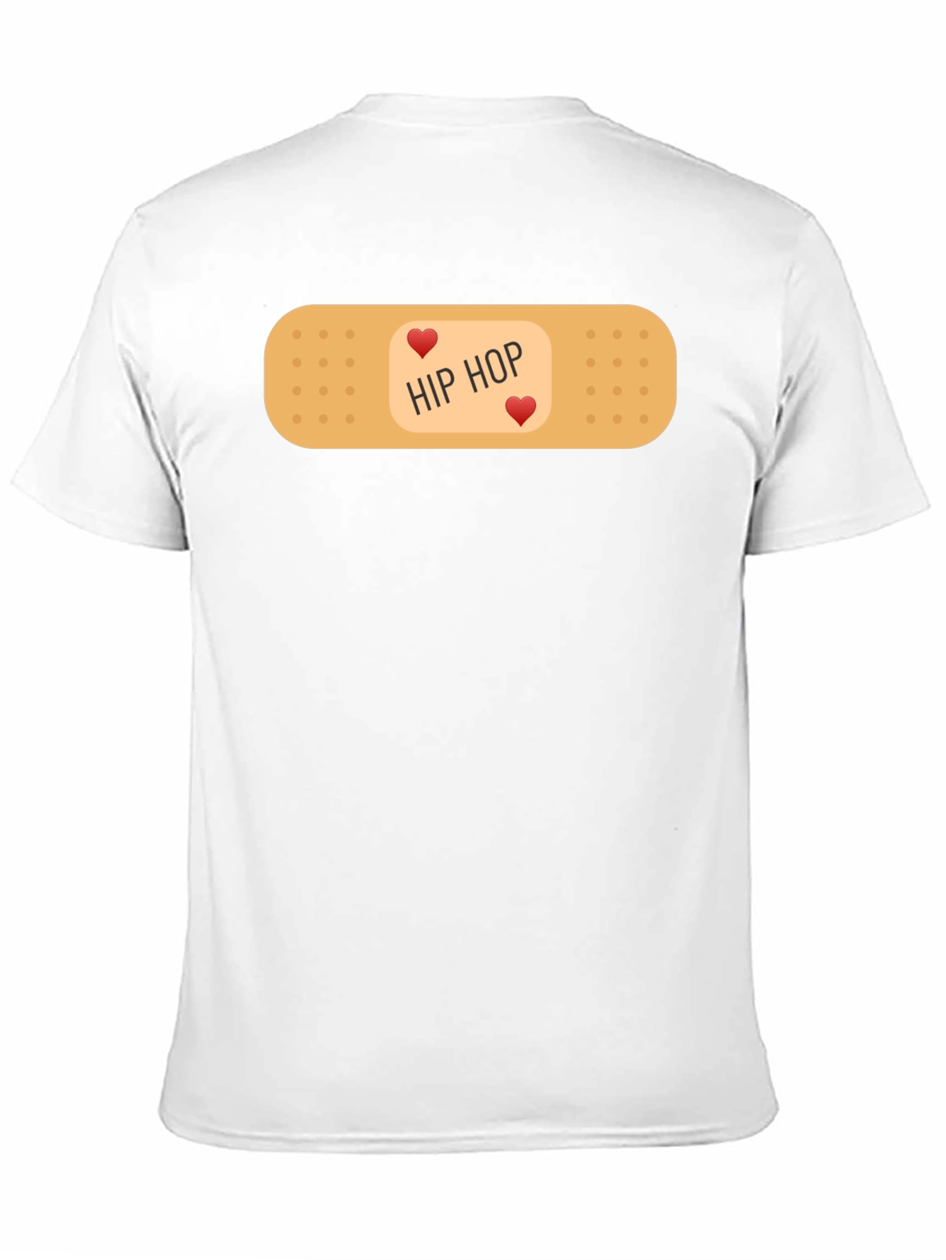 Hip Hop Love Bandage Graphic T-Shirt