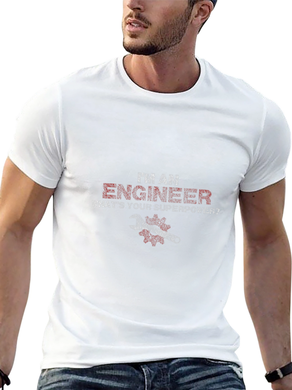 Engineer Superpower Graphic T-Shirt