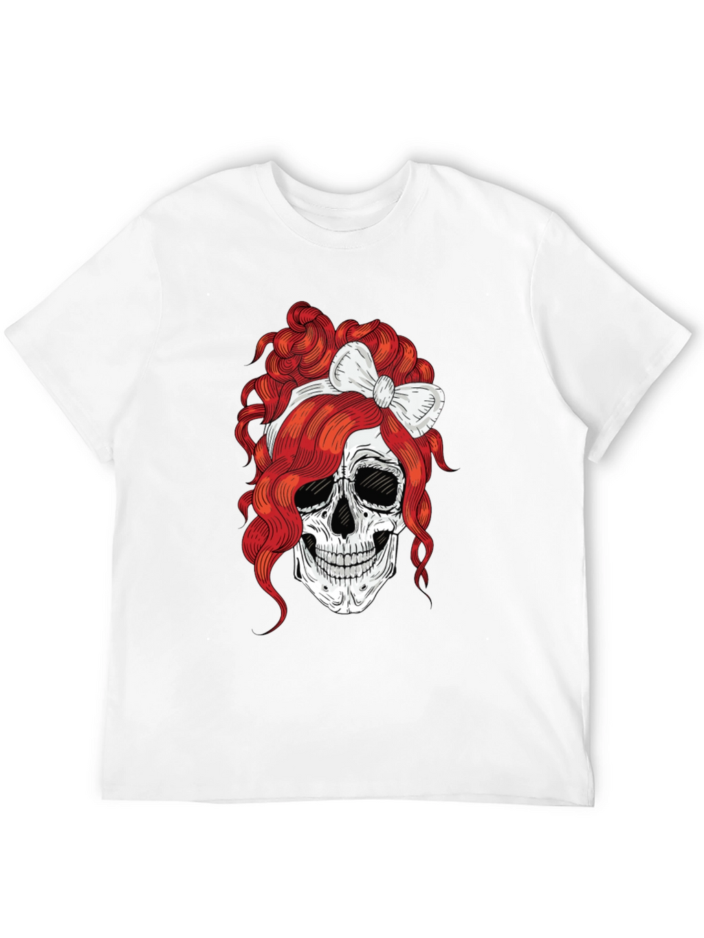 Skull with Bow T-Shirt - Rocker Tee