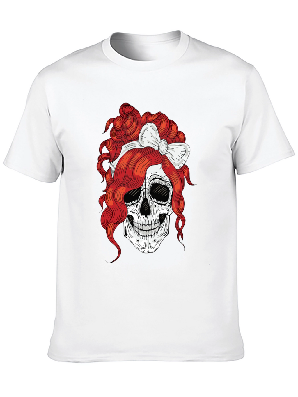 Skull with Bow T-Shirt - Rocker Tee