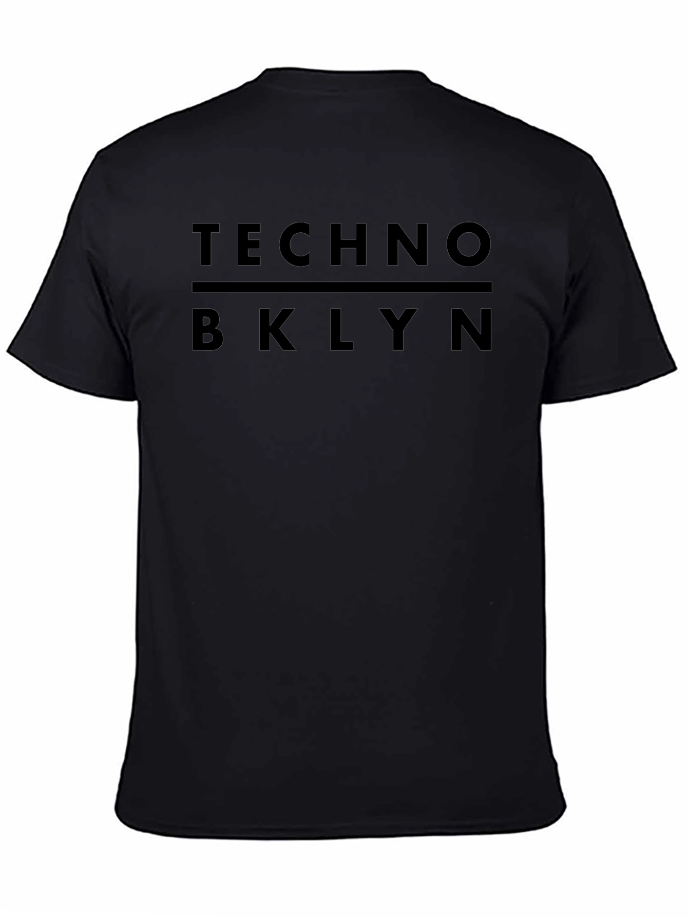 Techno BKLYN Black Graphic Tee