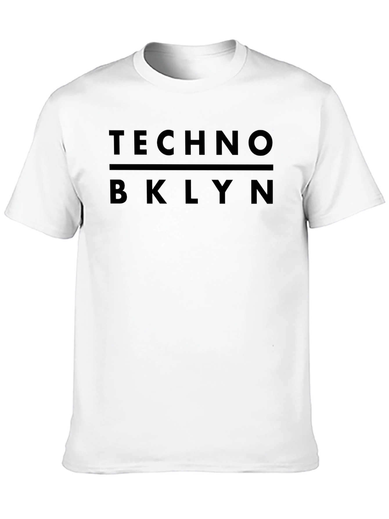 Techno BKLYN Black Graphic Tee