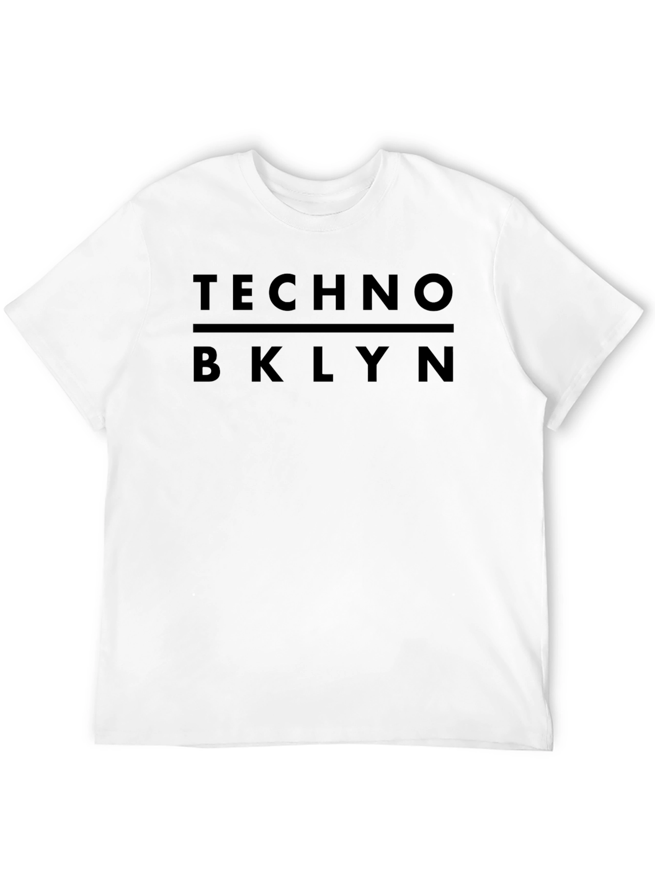 Techno BKLYN Black Graphic Tee