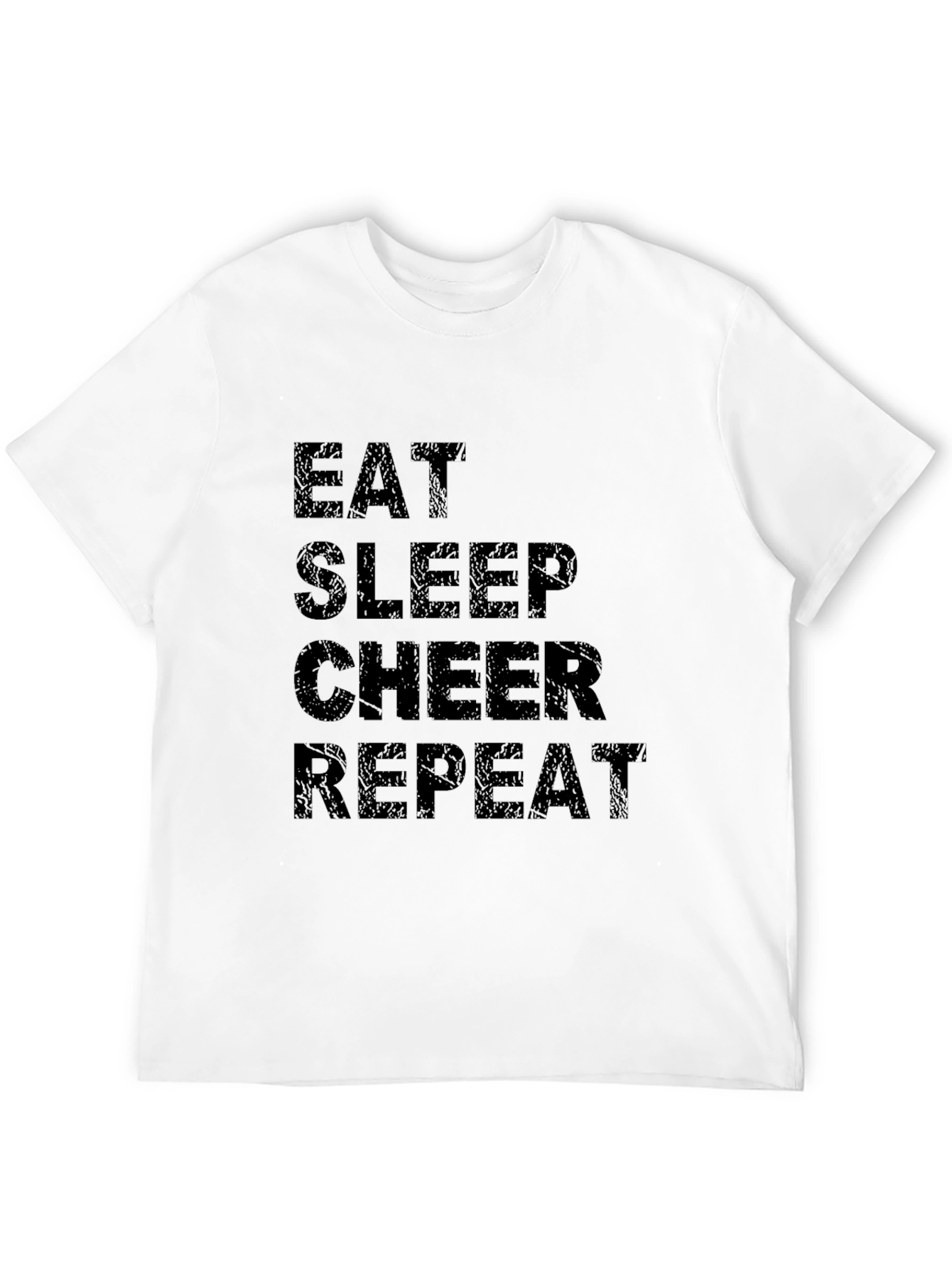 Eat Sleep Cheer Repeat - Graphic T-Shirt