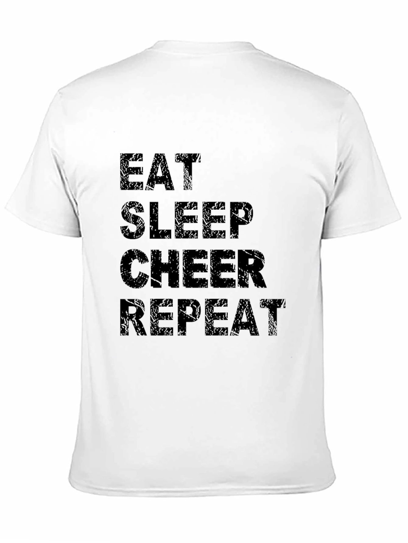Eat Sleep Cheer Repeat - Graphic T-Shirt